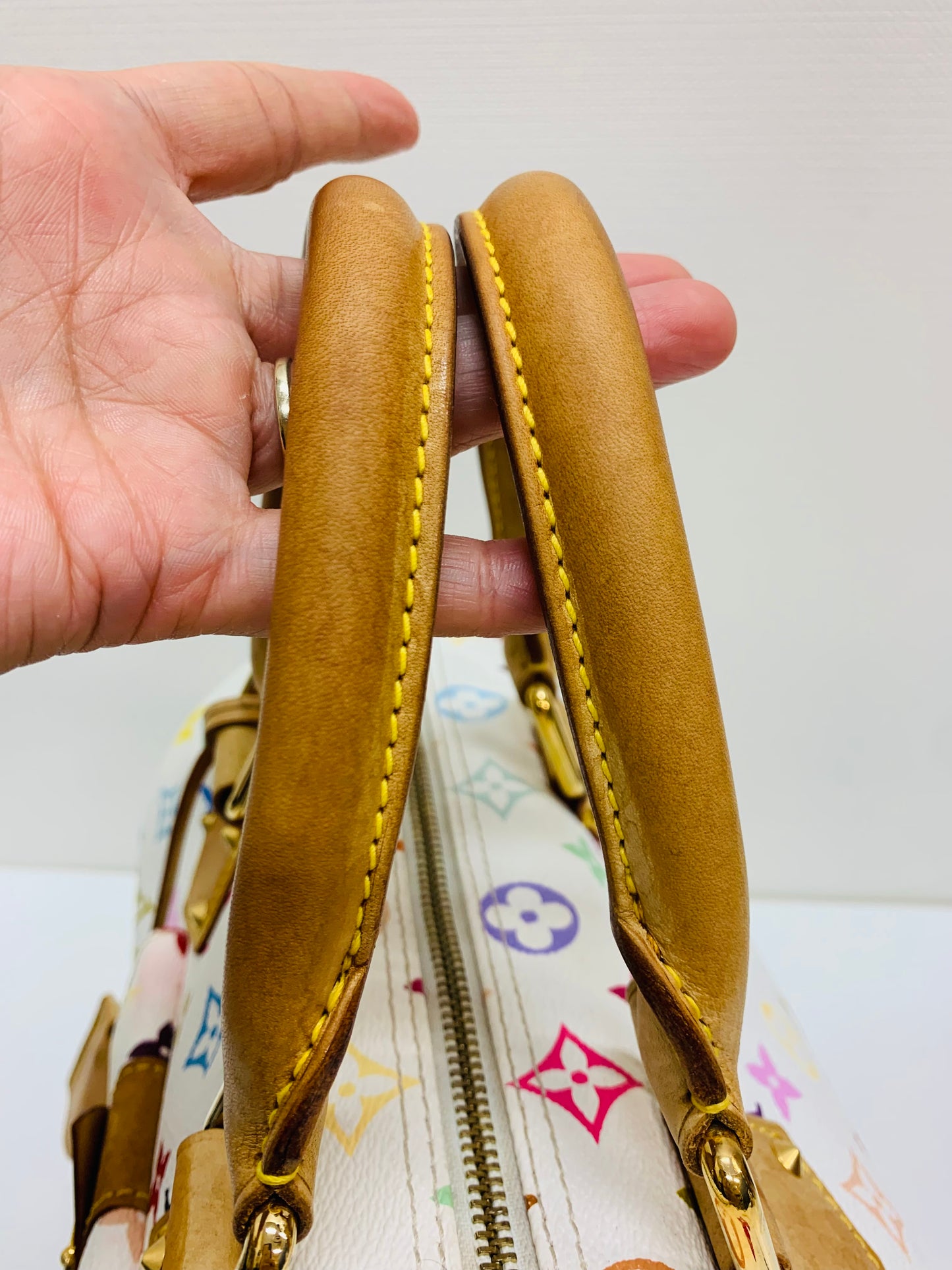 Louis Vuitton Takashi Murakami Speedy Multicolor White