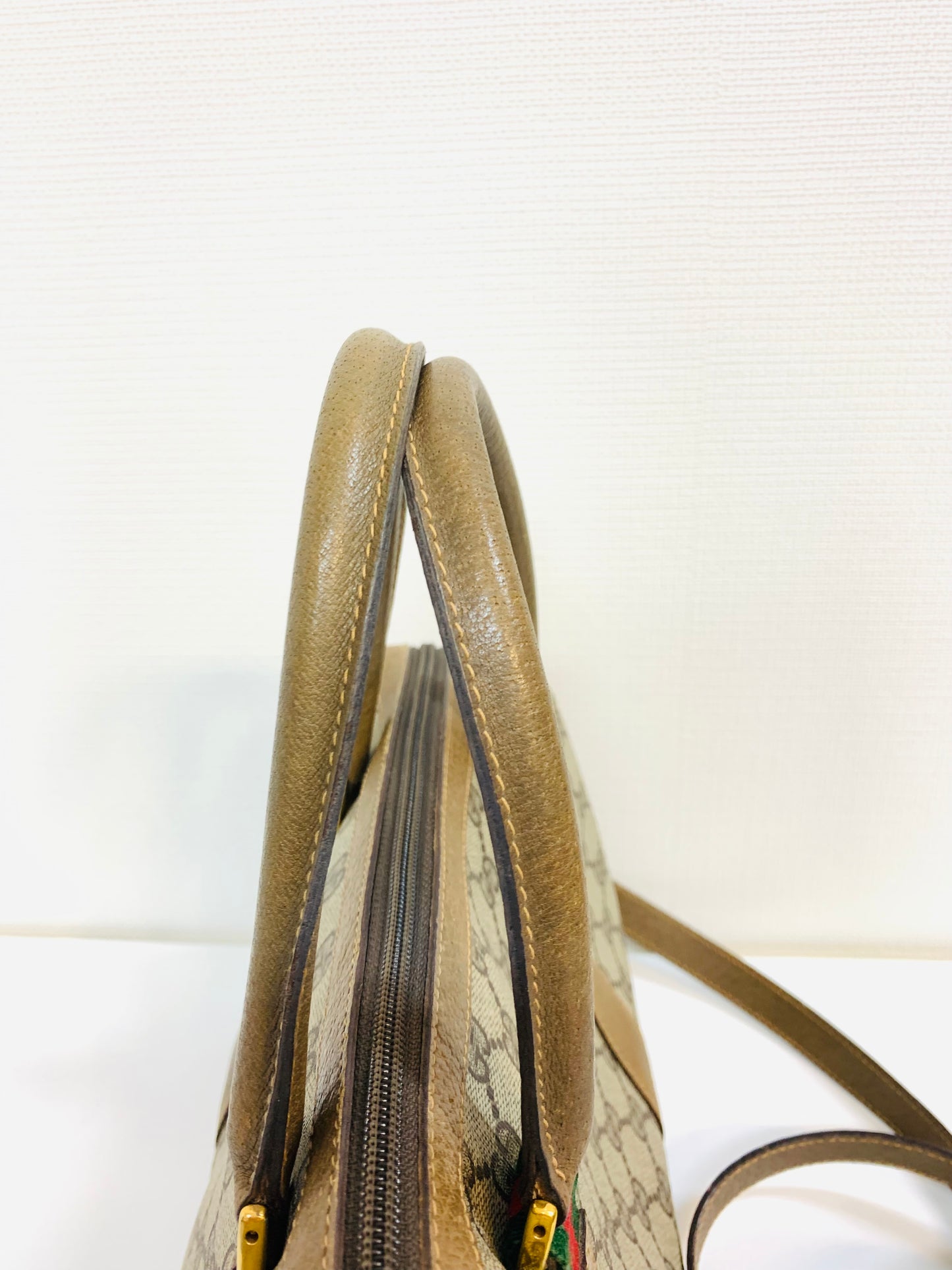 USED GUCCI GG SUPREME 2 WAY BOSTON BAG