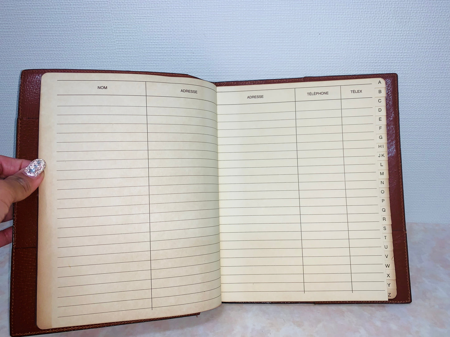 LOUIS VUITTON Vintage Desk Agenda 1983