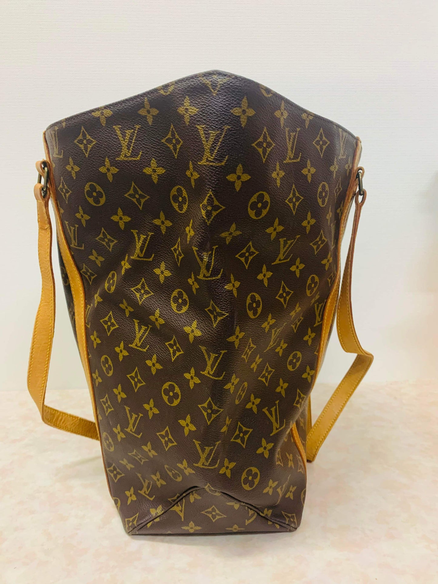 LOUIS VUITTON SAC SHOPPING TOTE BAG WITH POUCH