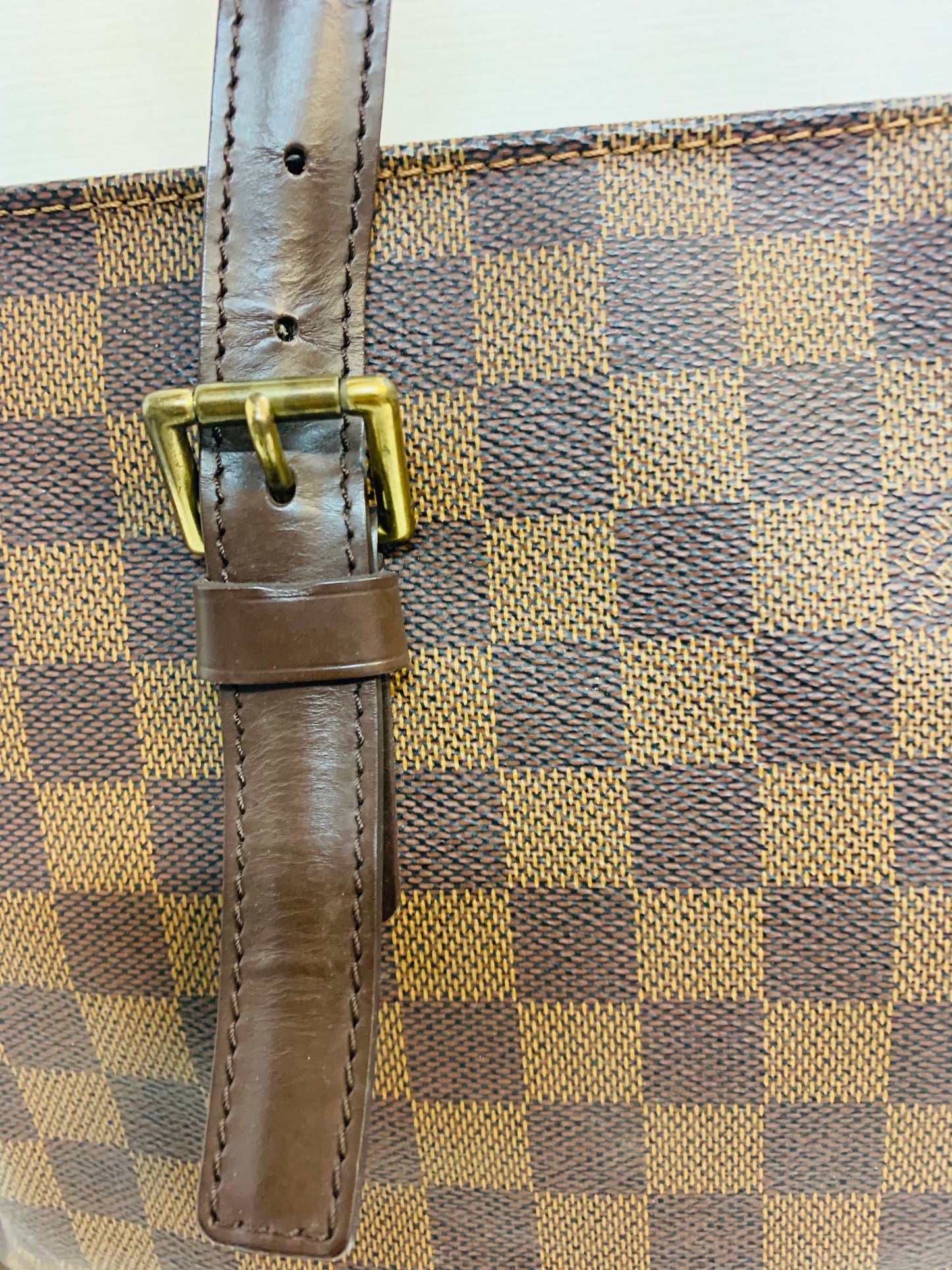 LOUIS VUITTON  Chelsea Damier Ebene Tote Bag