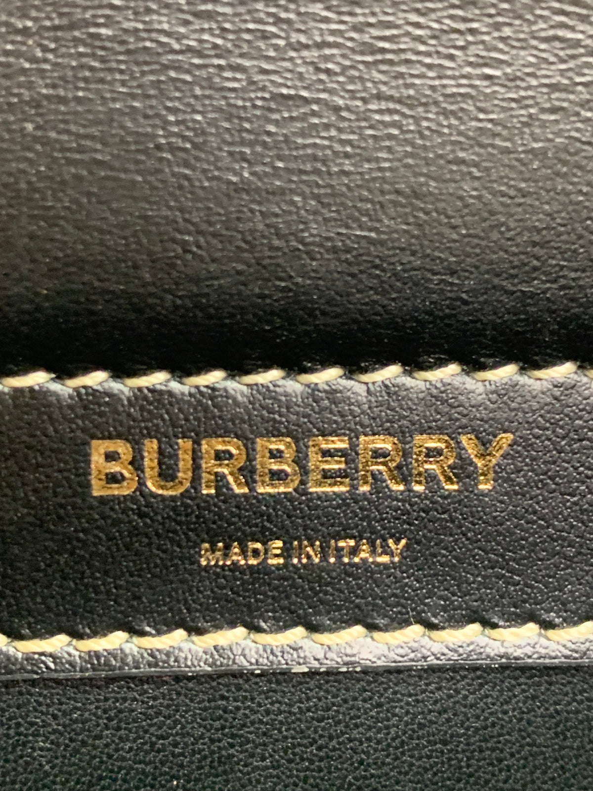 Burberry Horseferry Print Canvas & Leather Crossbody Bag Black / Natural
