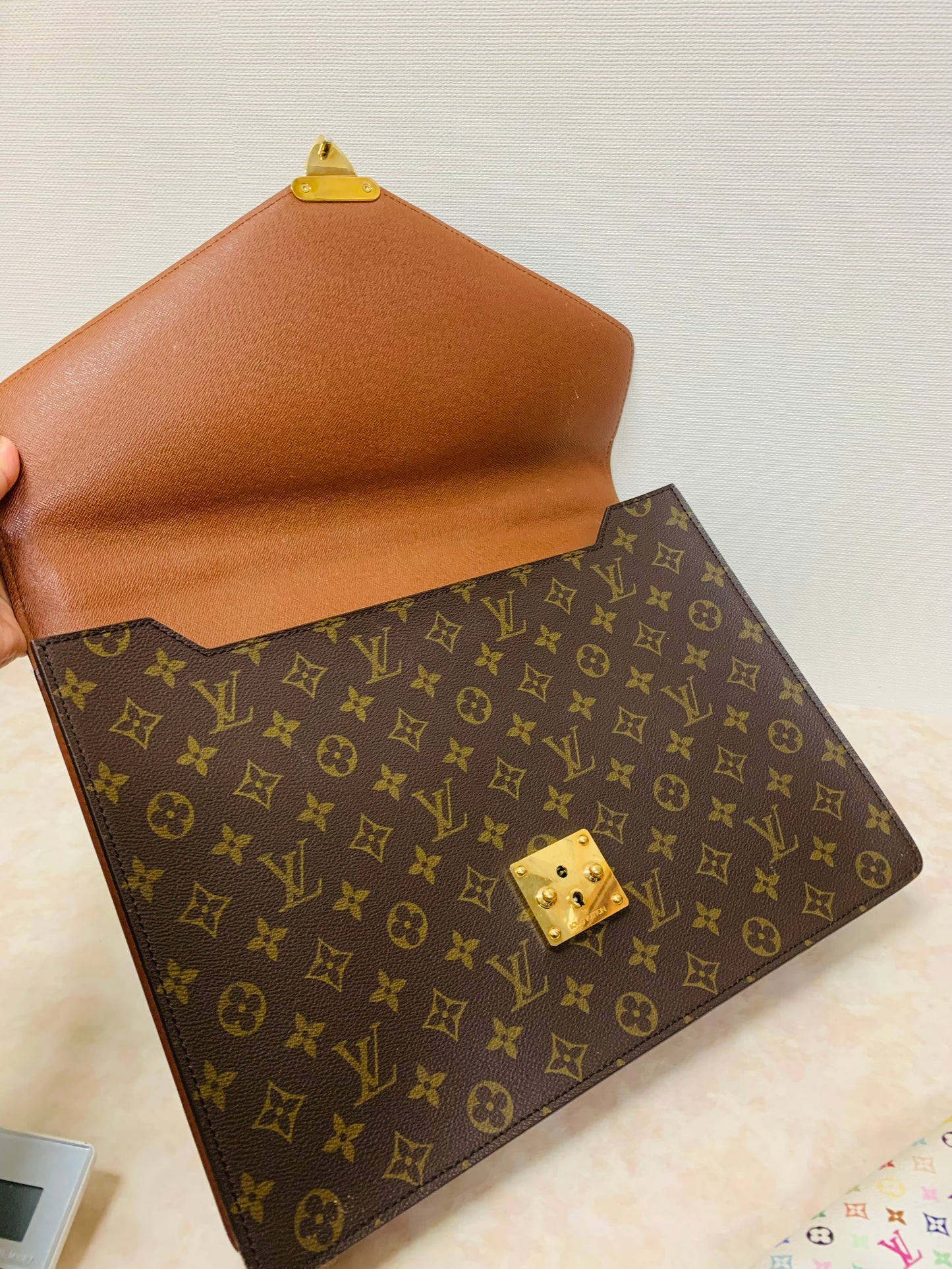 LOUIS VUITTON Porte Document Business /Laptop Bag Monogram