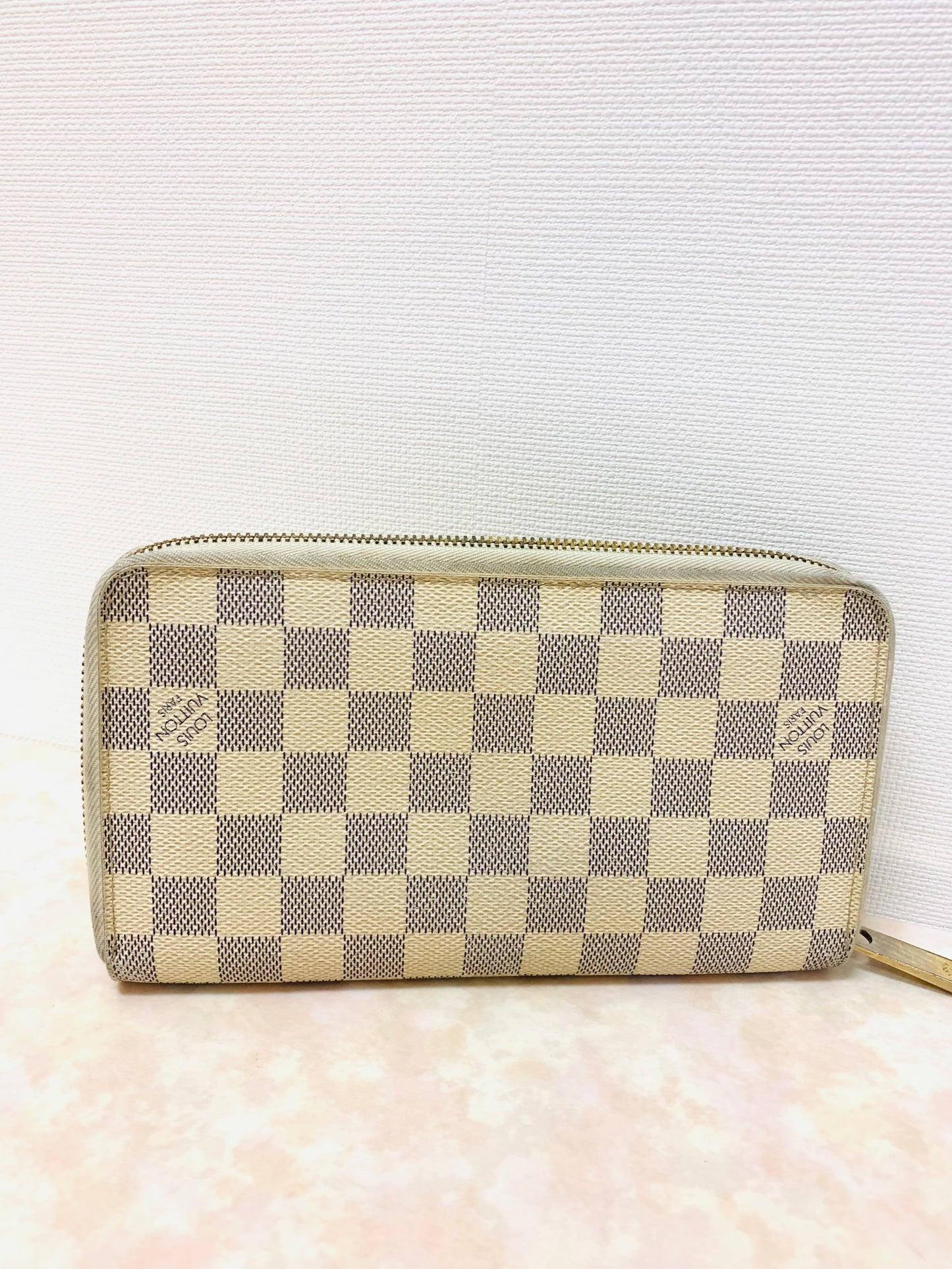 LOUIS VUITTON Damier Azur Zippy Wallet Organizer