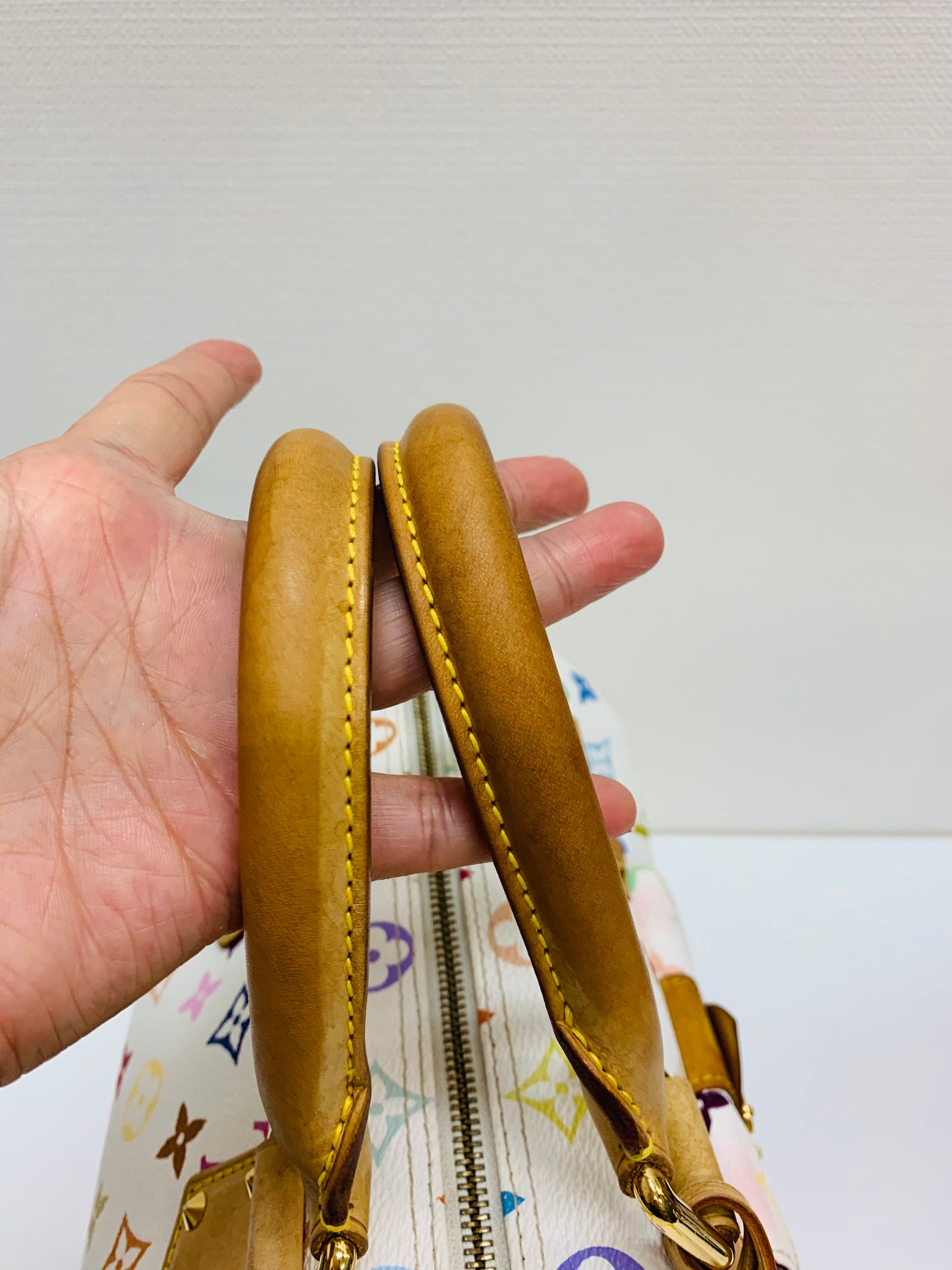 Louis Vuitton Takashi Murakami Speedy Multicolor White