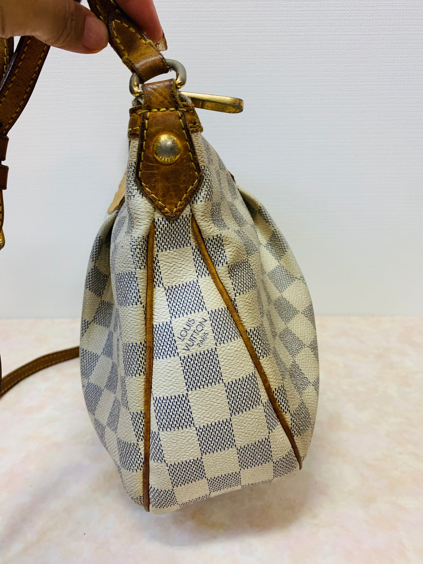 LOUIS VUITTON Siracusa PM Damier Azur