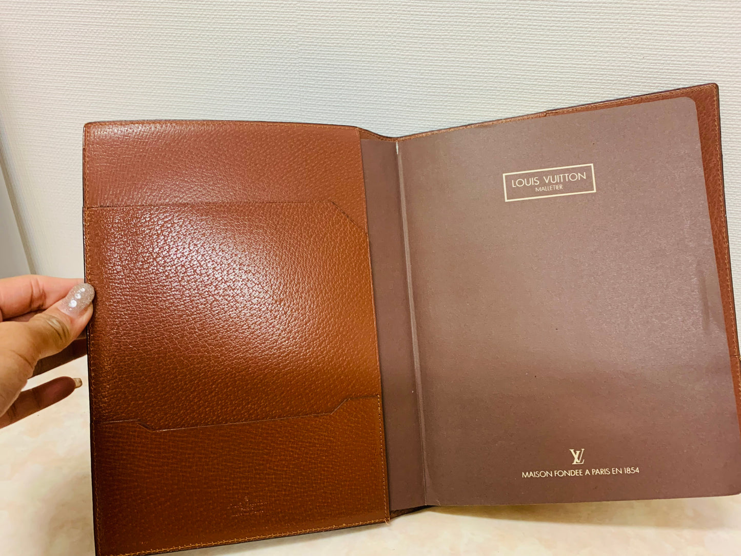LOUIS VUITTON Vintage Desk Agenda 1983