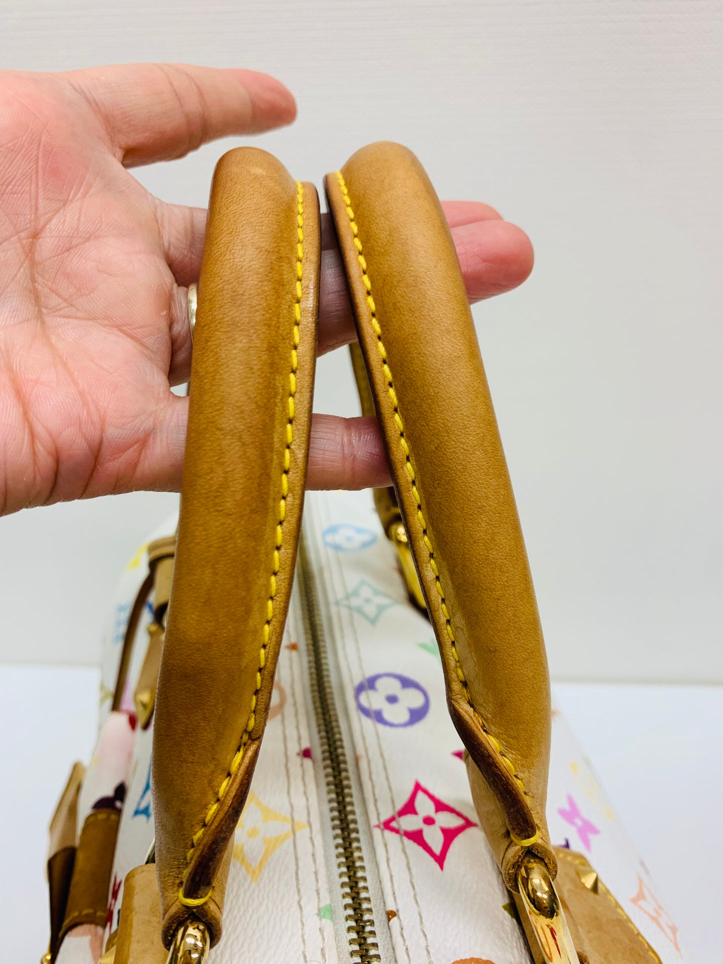 Louis Vuitton Takashi Murakami Speedy Multicolor White