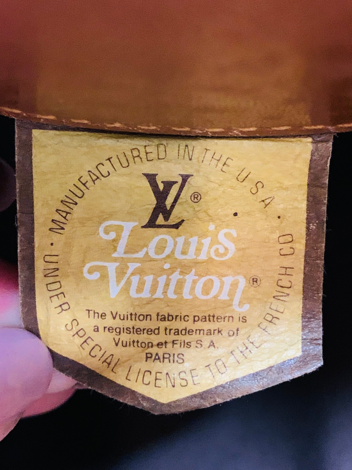 LOUIS VUITTON Bucket GM French Company