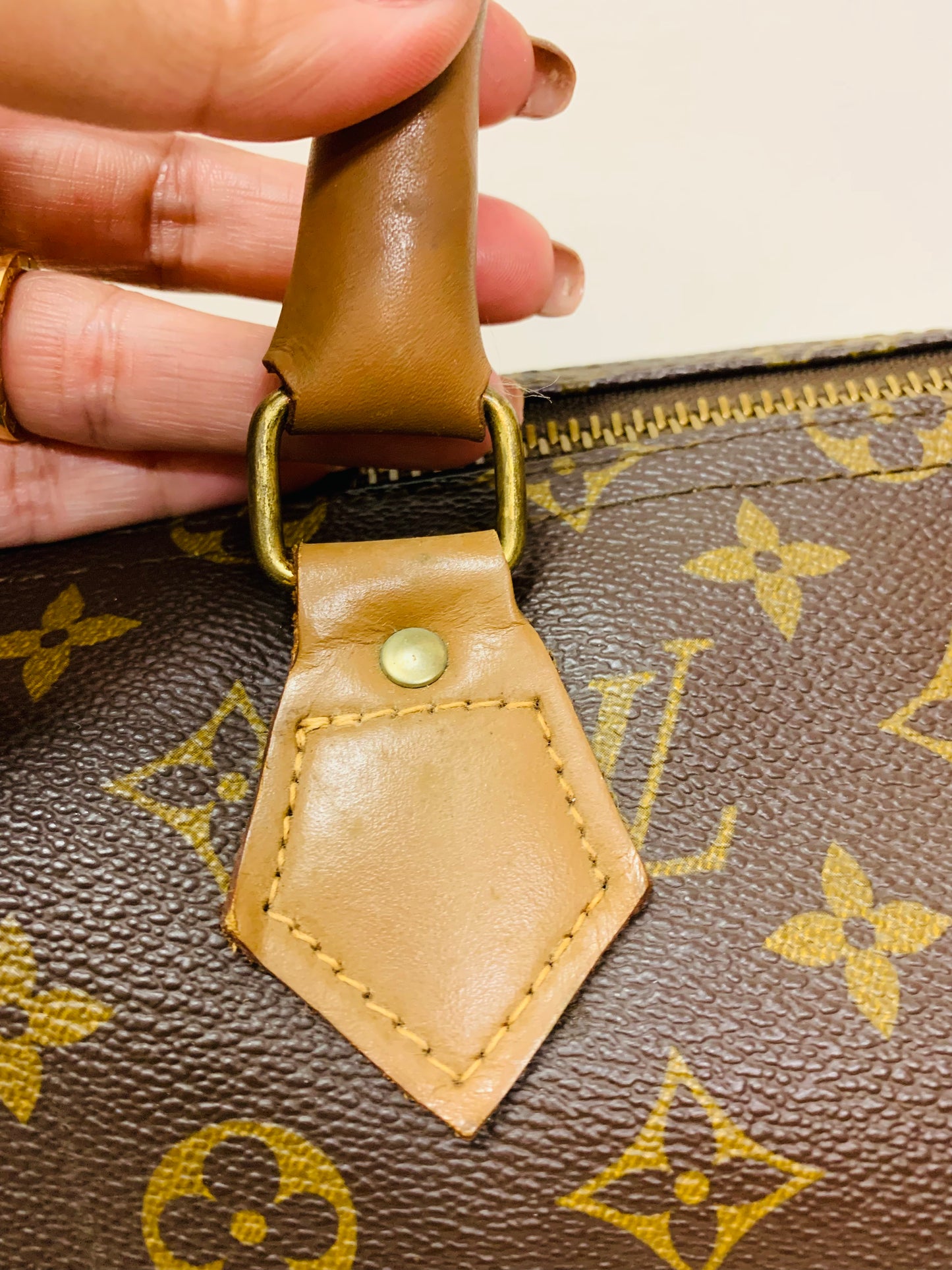 LOUIS VUITTON Vintage French Company Speedy 35