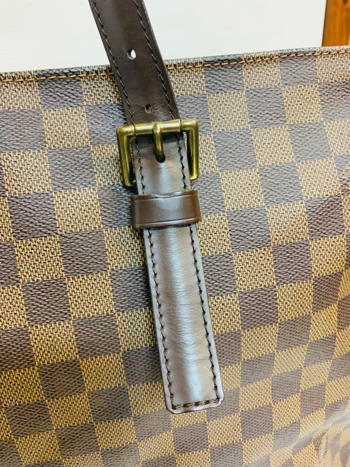 LOUIS VUITTON  Chelsea Damier Ebene Tote Bag