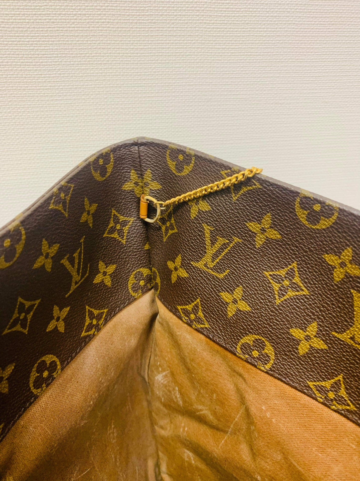 LOUIS VUITTON SAC SHOPPING TOTE BAG WITH POUCH
