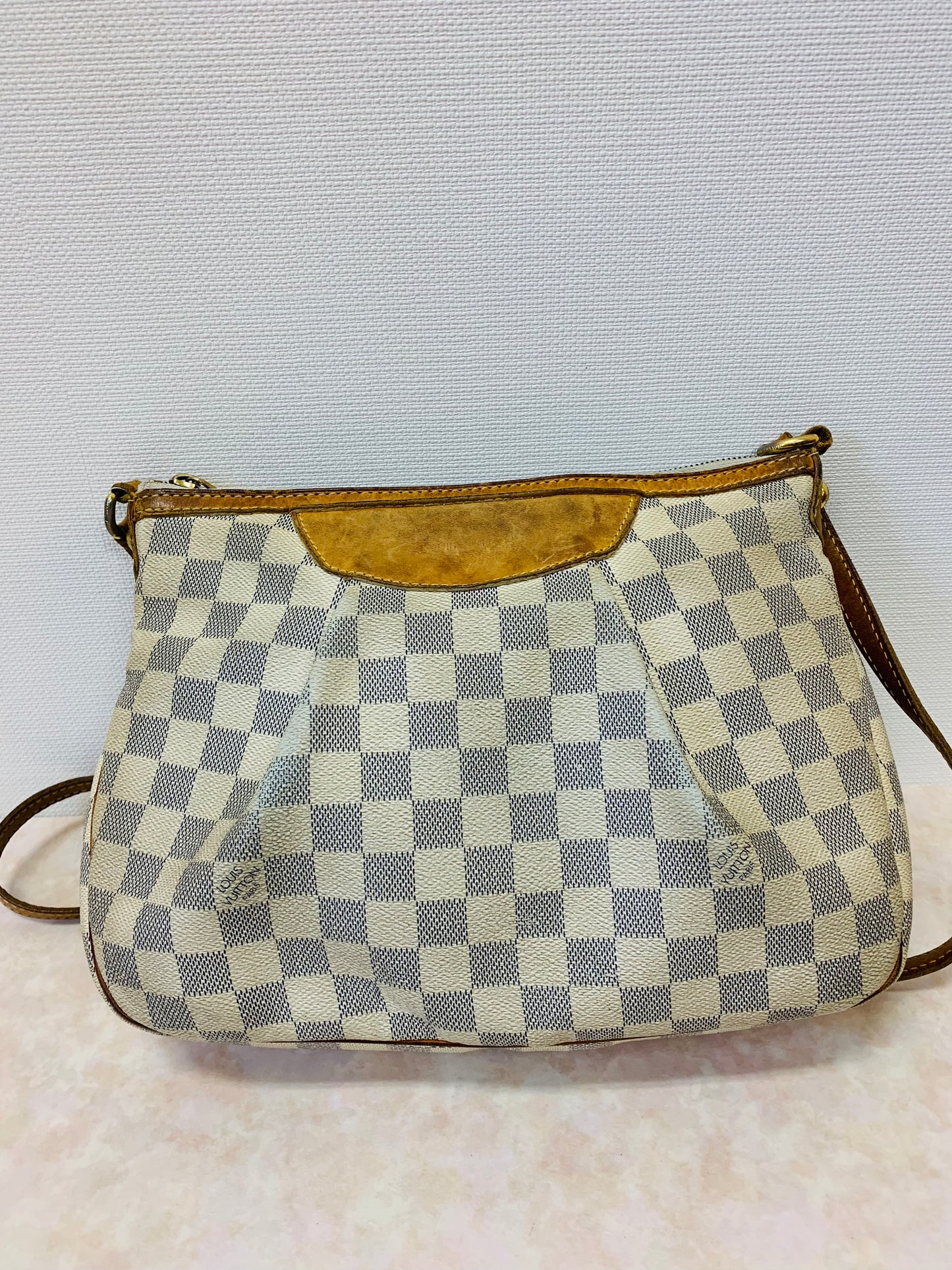 LOUIS VUITTON Siracusa PM Damier Azur