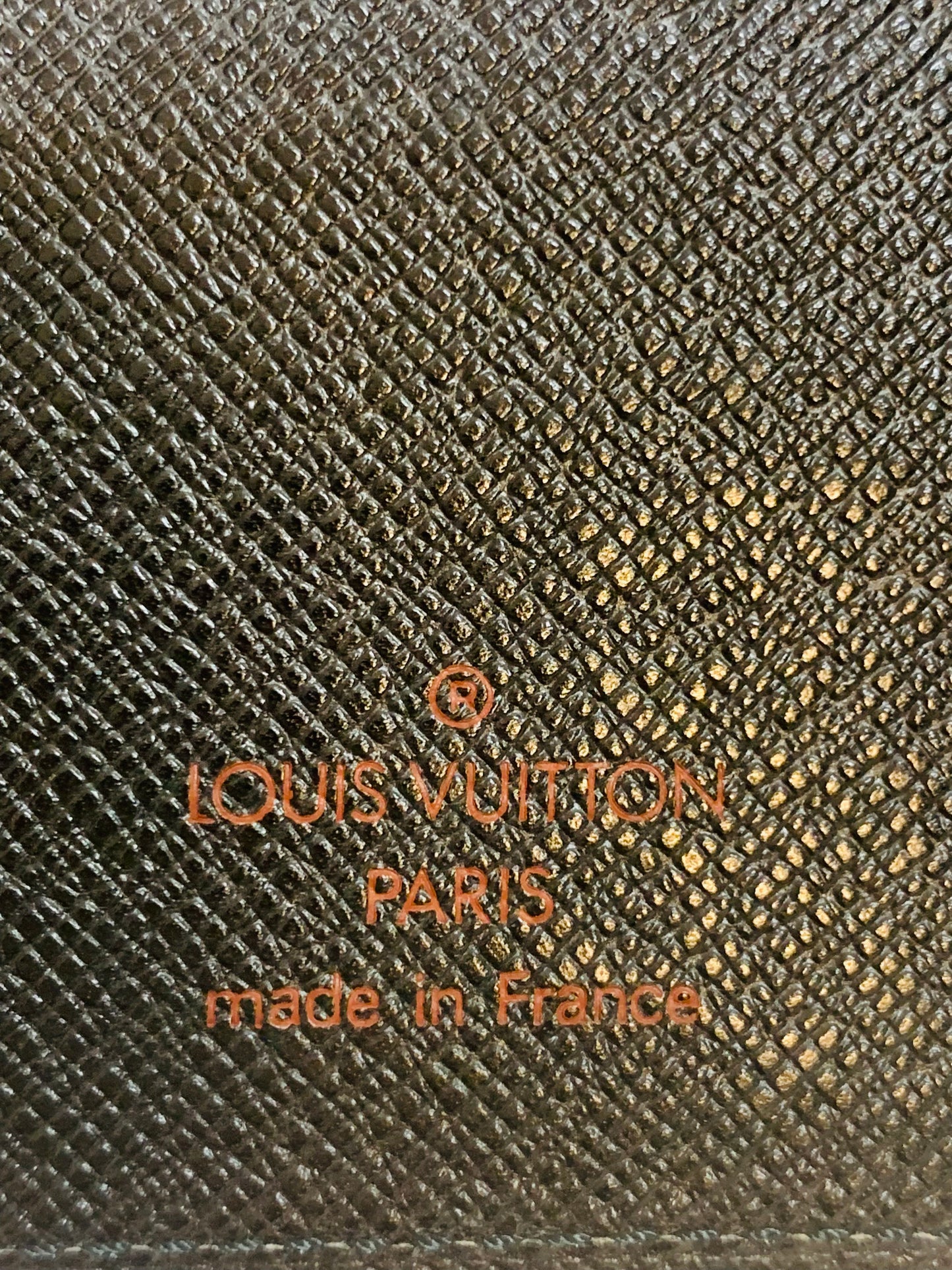 USED LOUIS VUITTON EPI AGENDA MM NOIR
