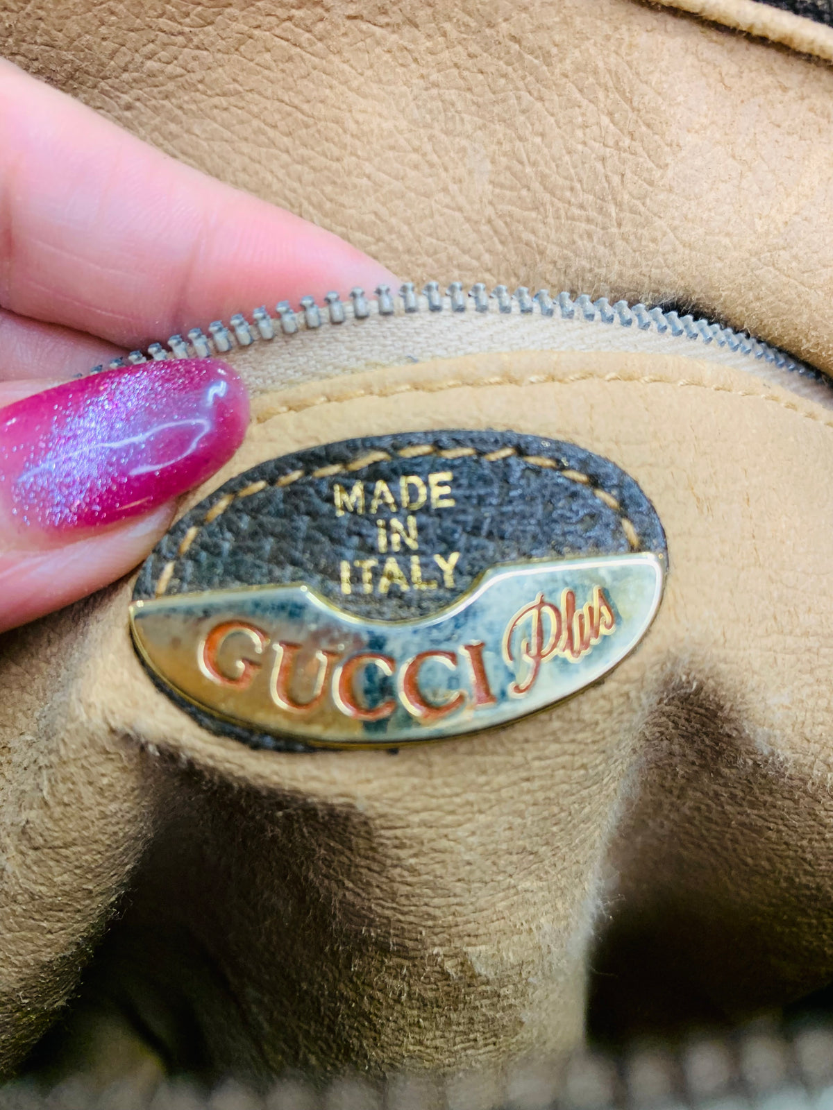 Vintage GUCCI GG Plus Boston Bag