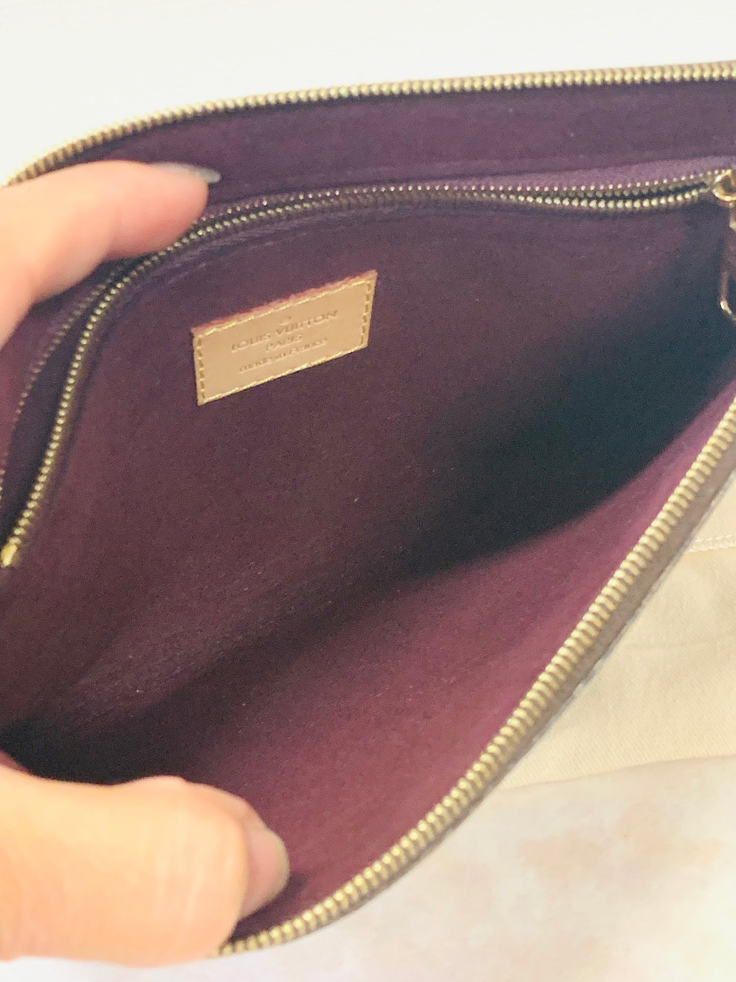 LOUIS VUITTON LOCK POUCH