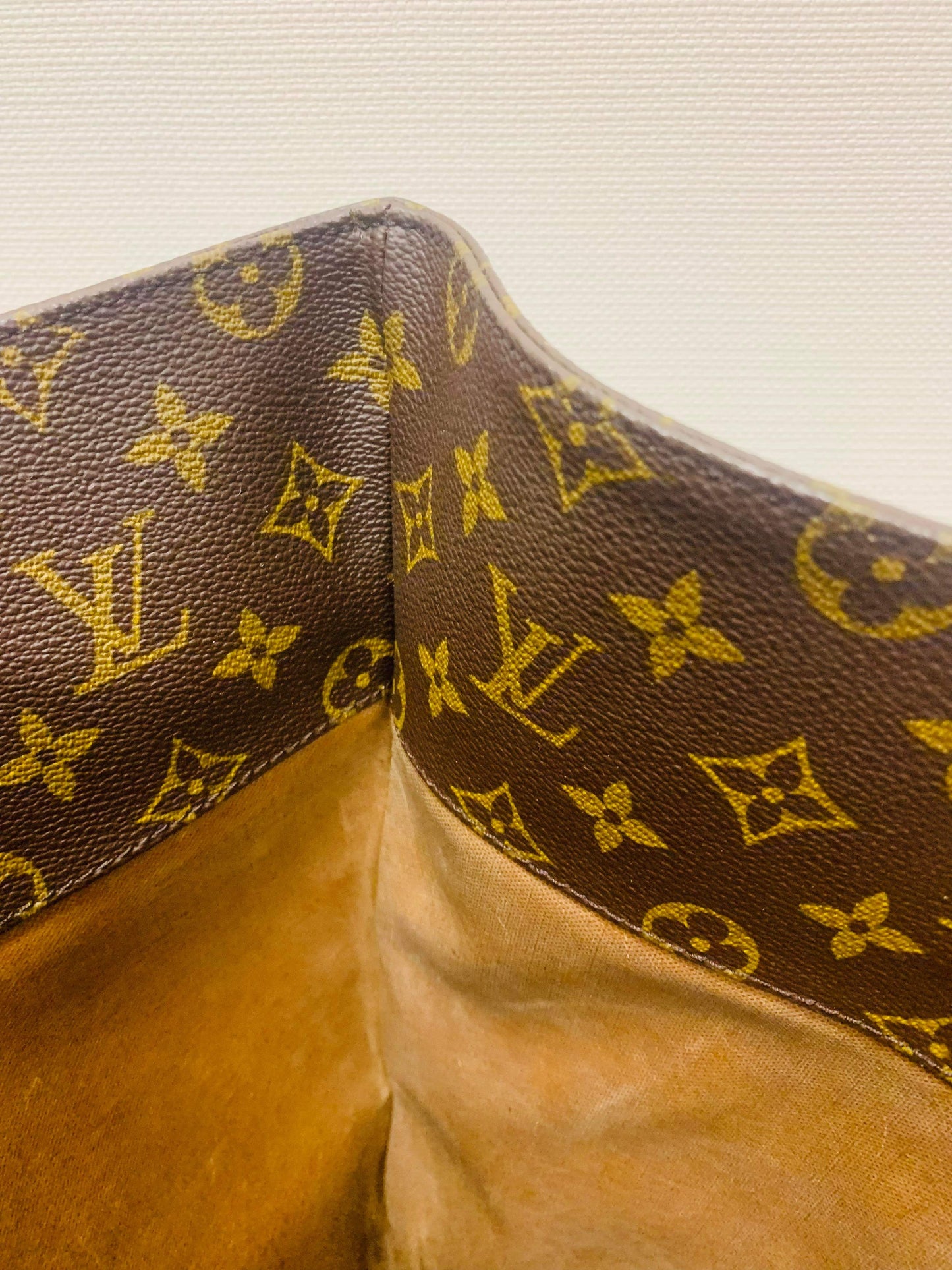 LOUIS VUITTON SAC SHOPPING TOTE BAG WITH POUCH
