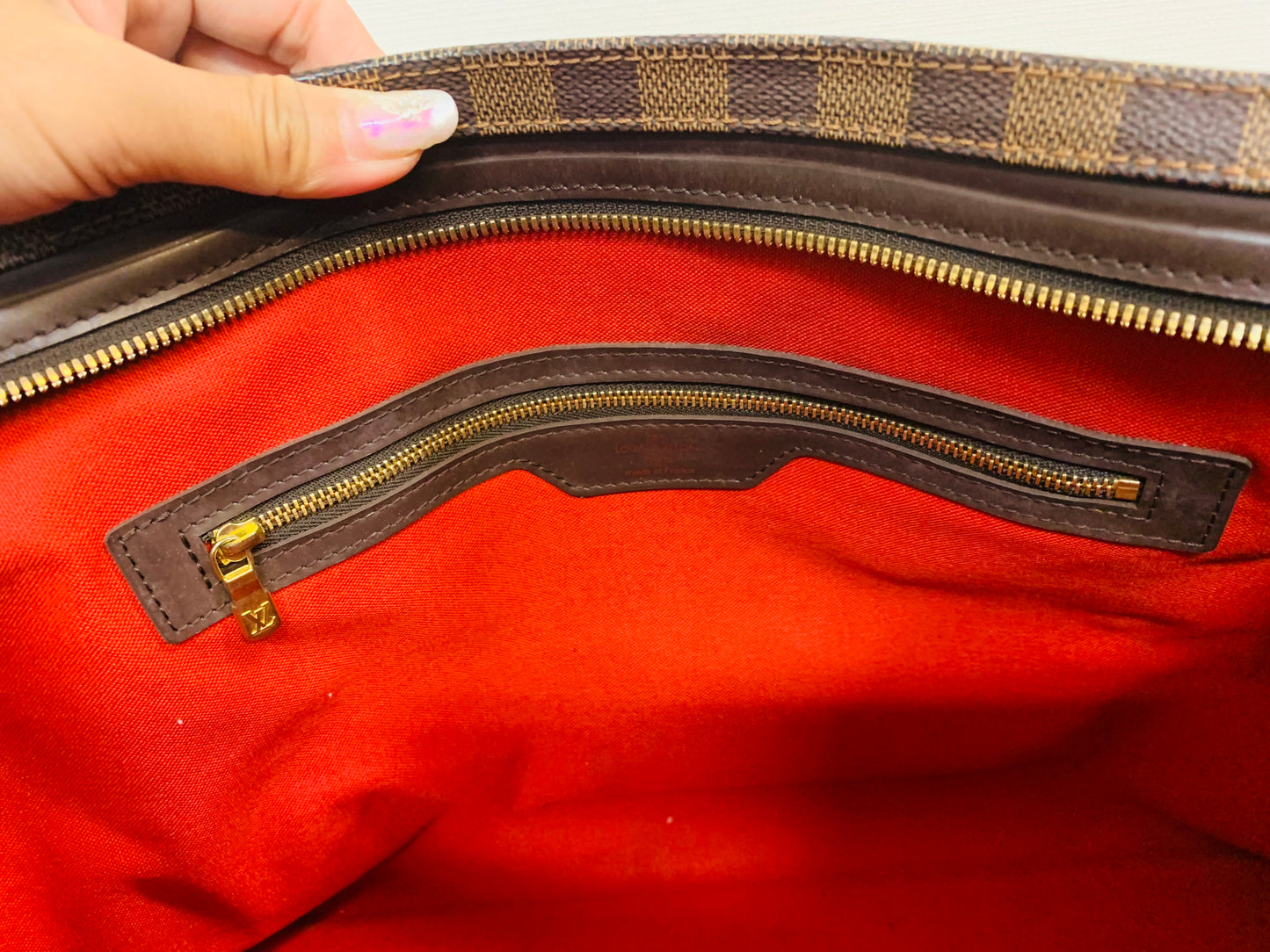 LOUIS VUITTON  Chelsea Damier Ebene Tote Bag