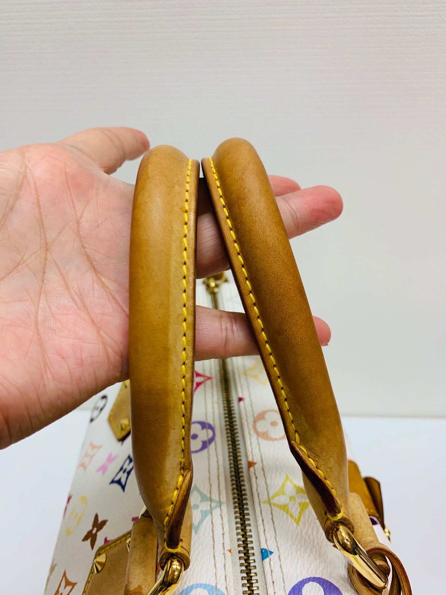 Louis Vuitton Takashi Murakami Speedy Multicolor White