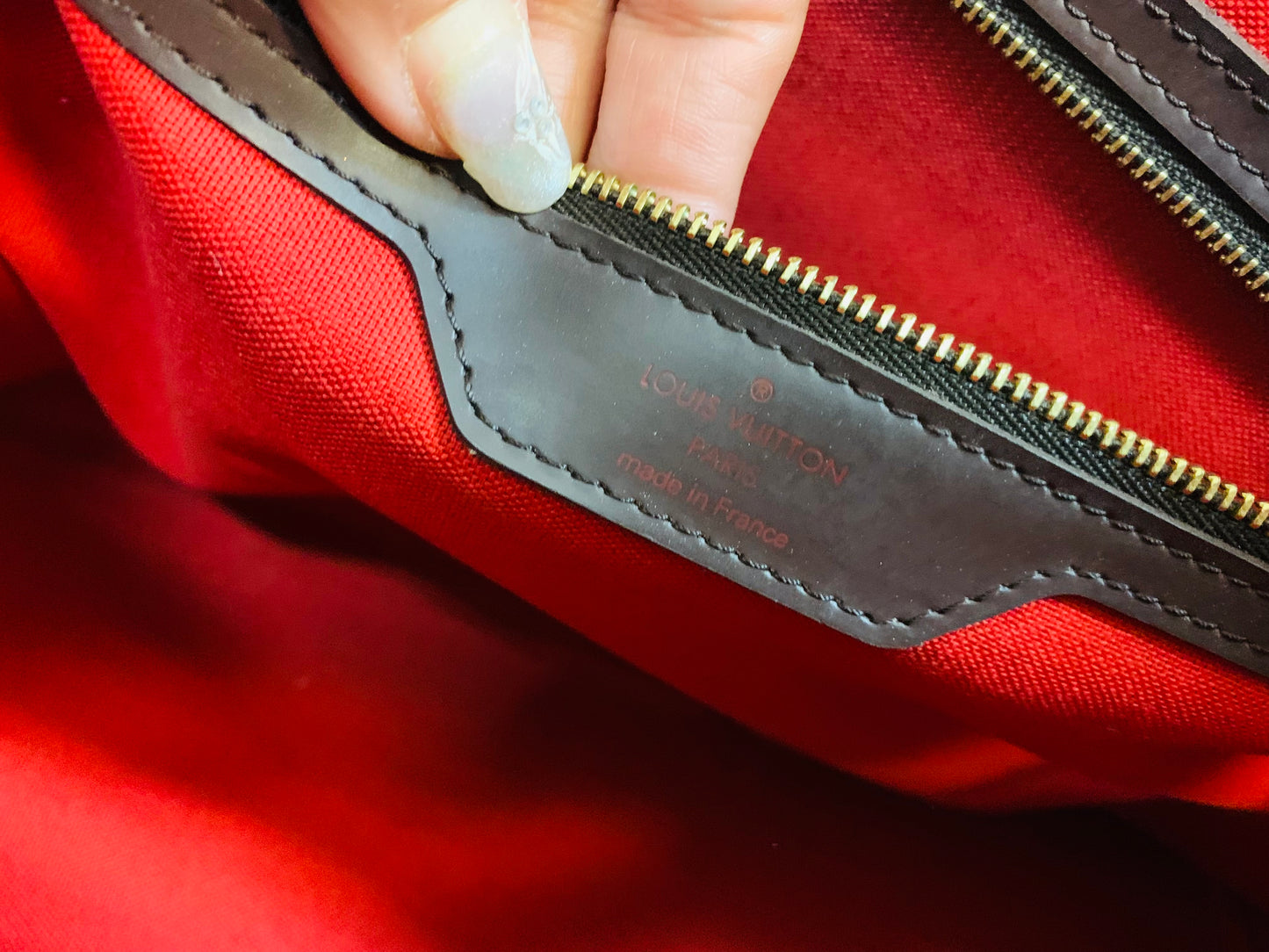 LOUIS VUITTON  Chelsea Damier Ebene Tote Bag