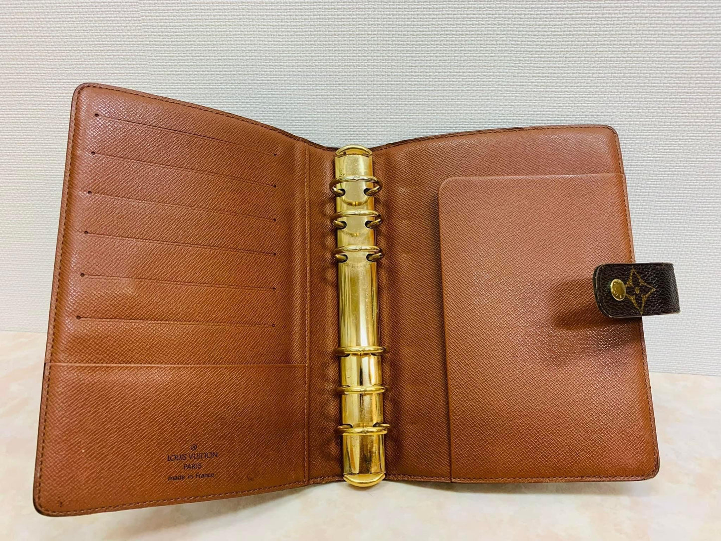 AUTHENTIC LOUIS VUITTON Agenda MM Monogram
