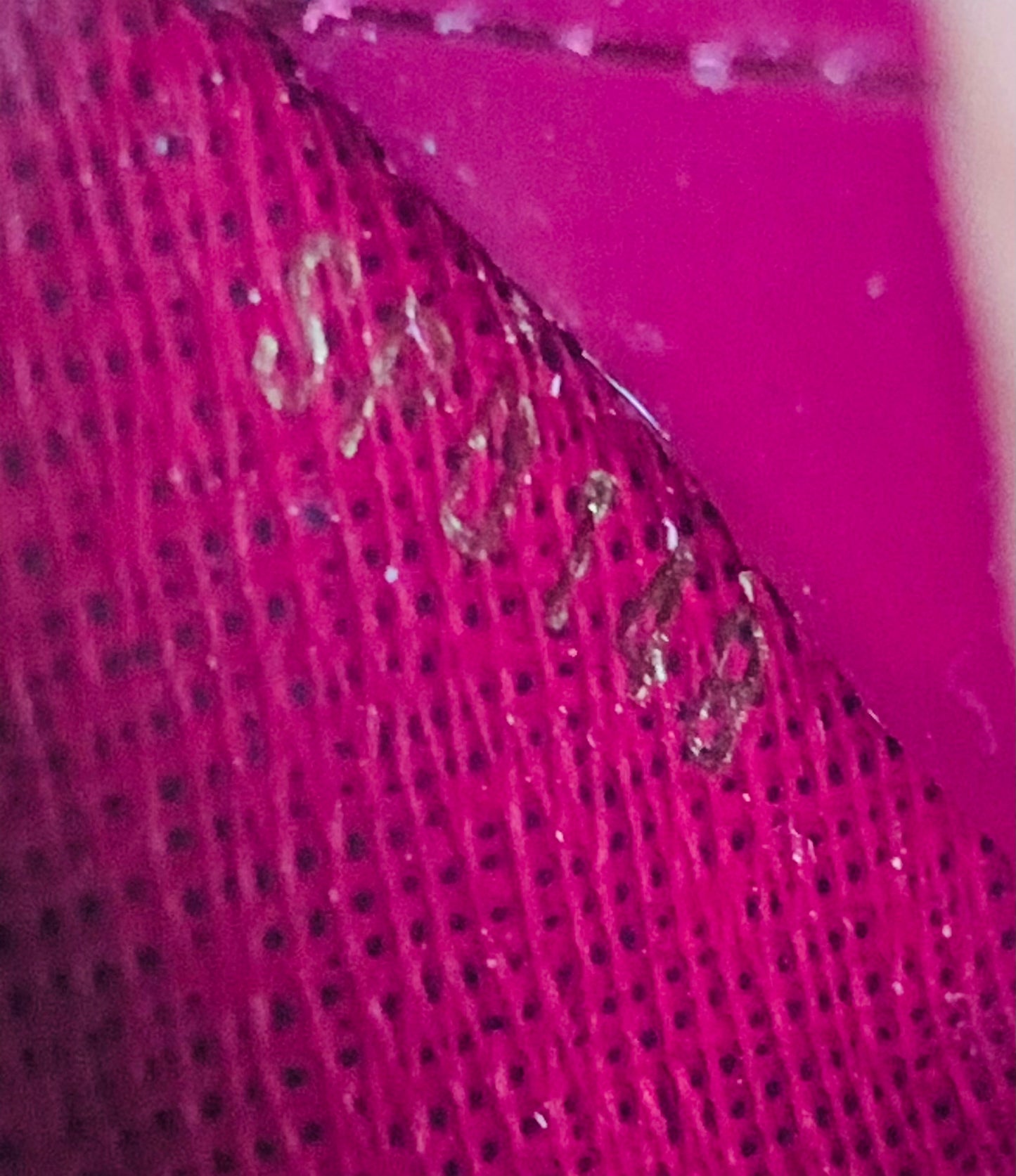 USED CLEMENCE WALLET FUCHSIA MONOGRAM