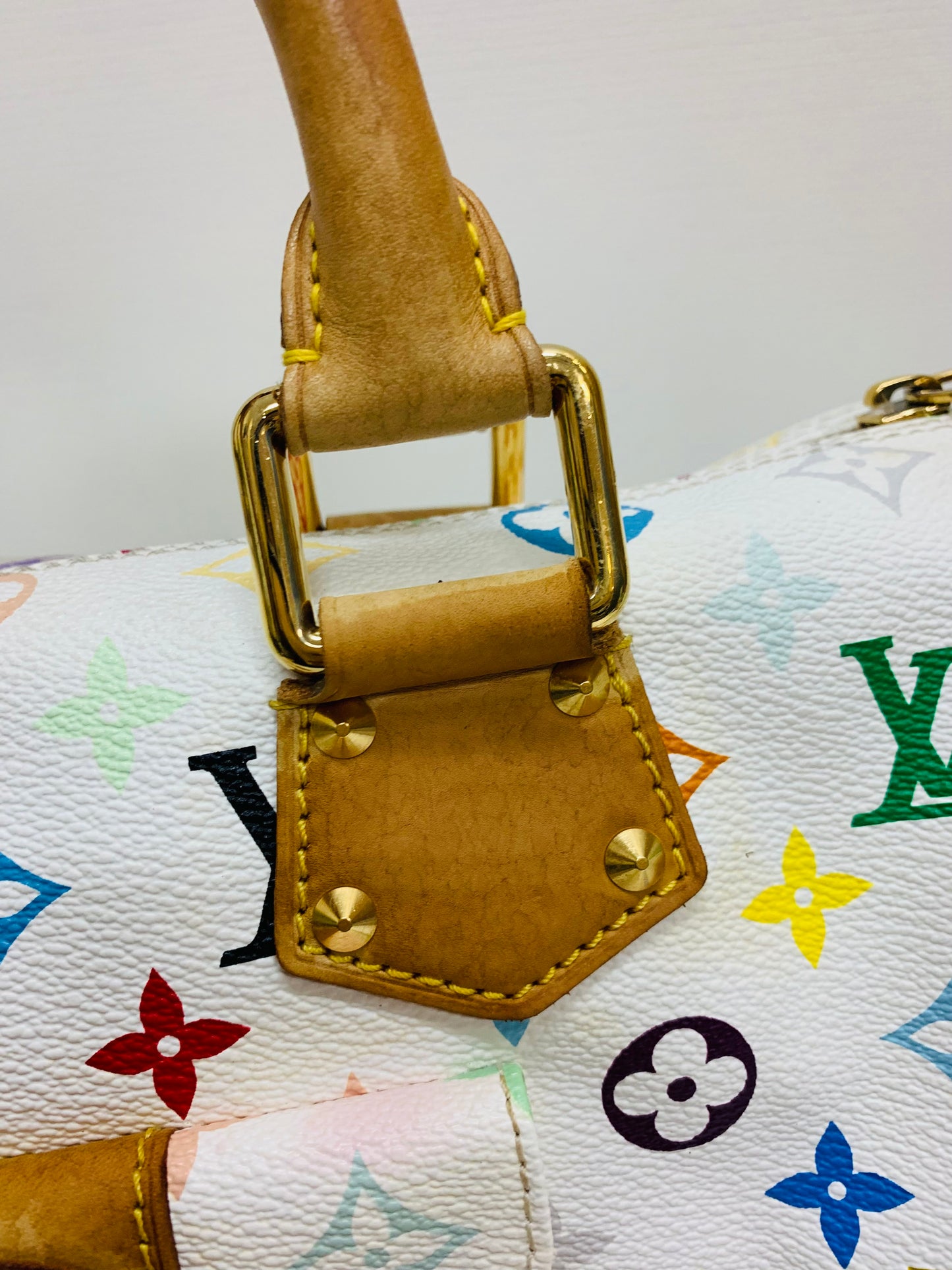 Louis Vuitton Takashi Murakami Speedy Multicolor White