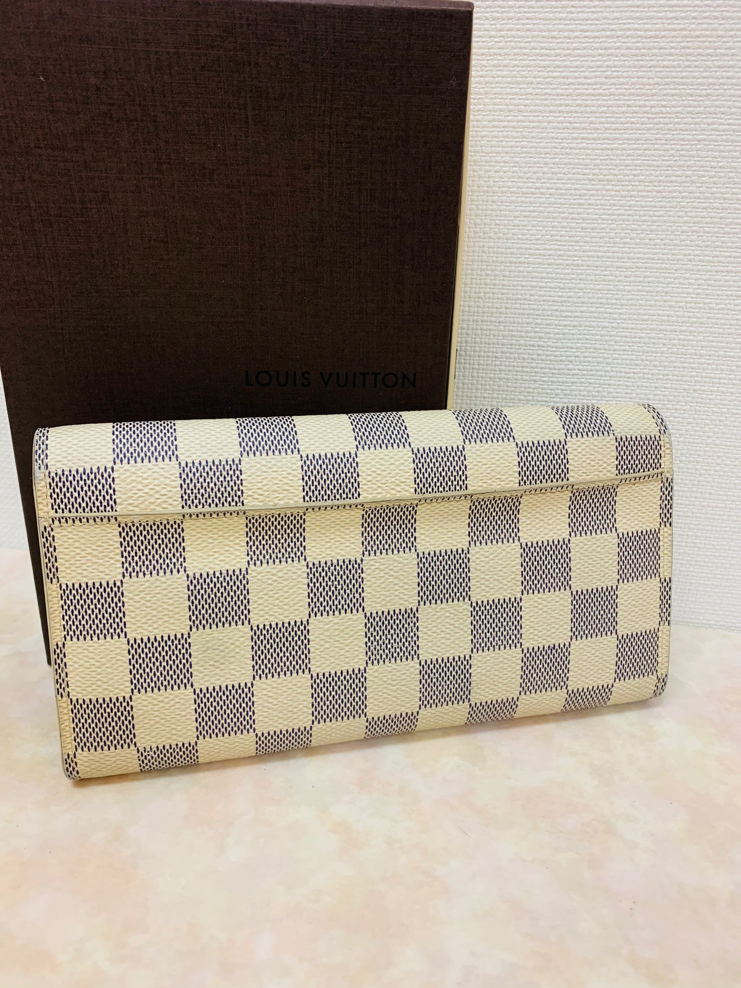 LOUIS VUITTON Sarah wallet DA New Model