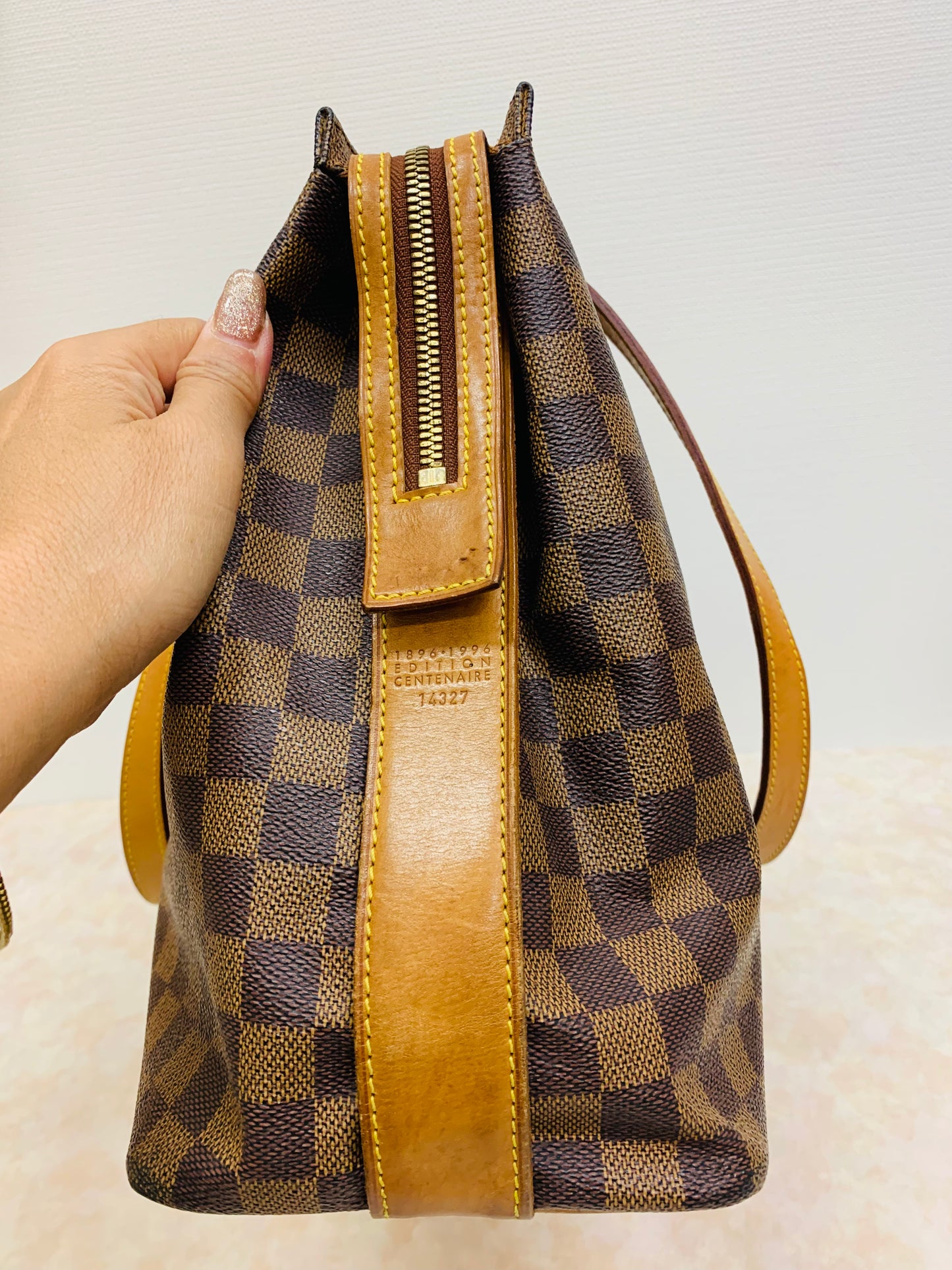 Authentic Louis Vuitton Columbine Centenaire Damier Tote bag