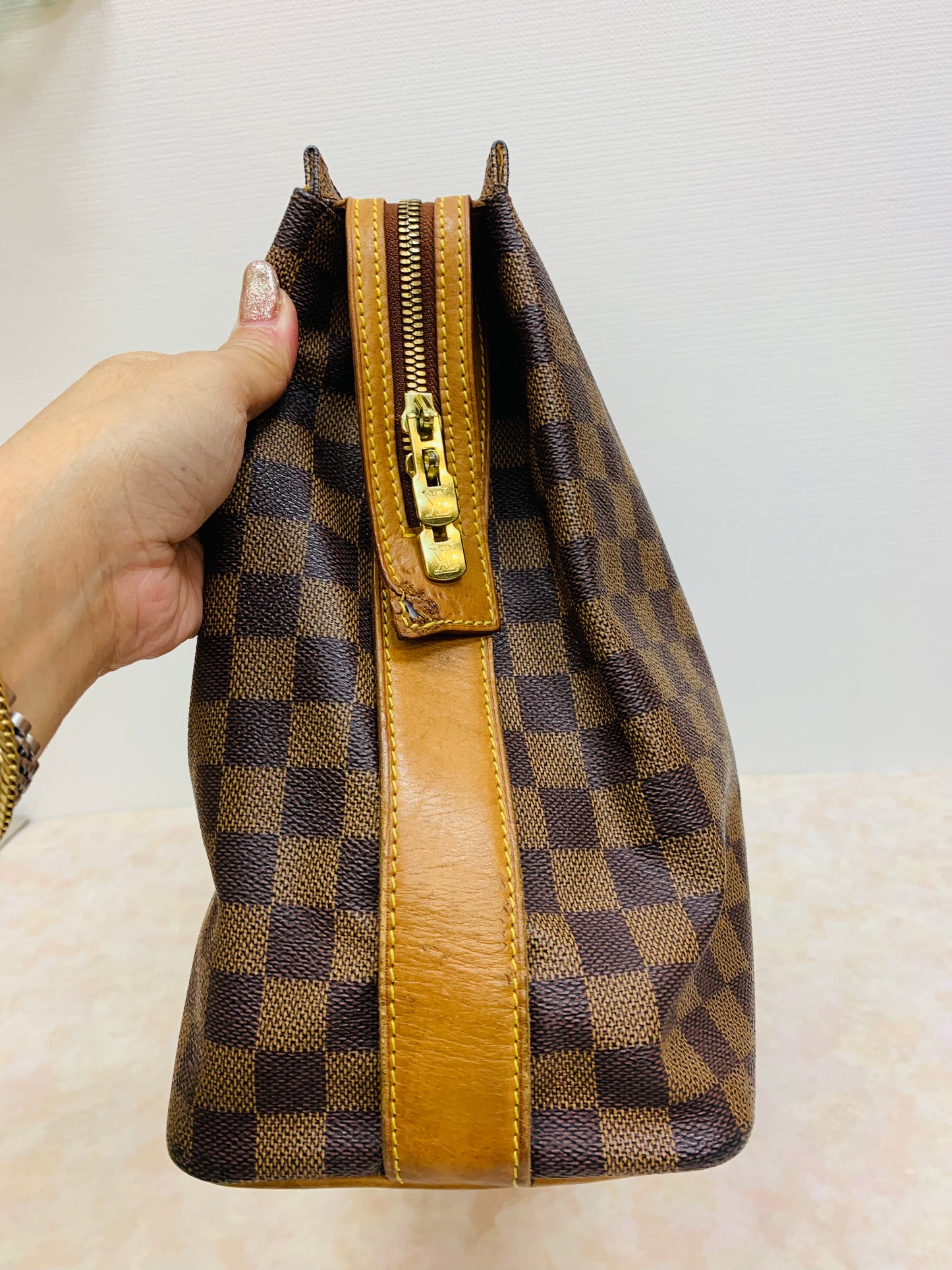 Authentic Louis Vuitton Columbine Centenaire Damier Tote bag