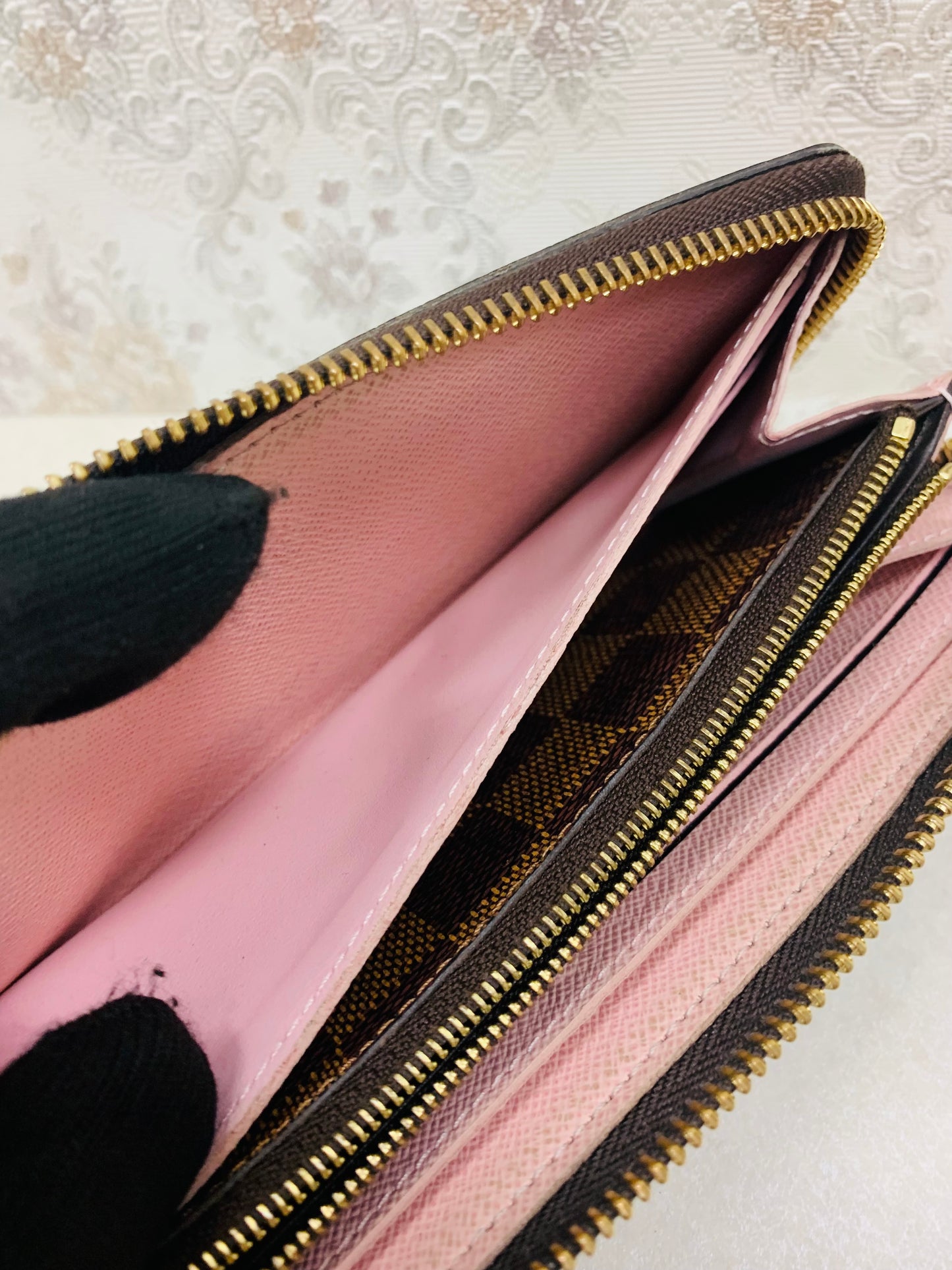 Louis Vuitton Damier Ebène Clémence Wallet