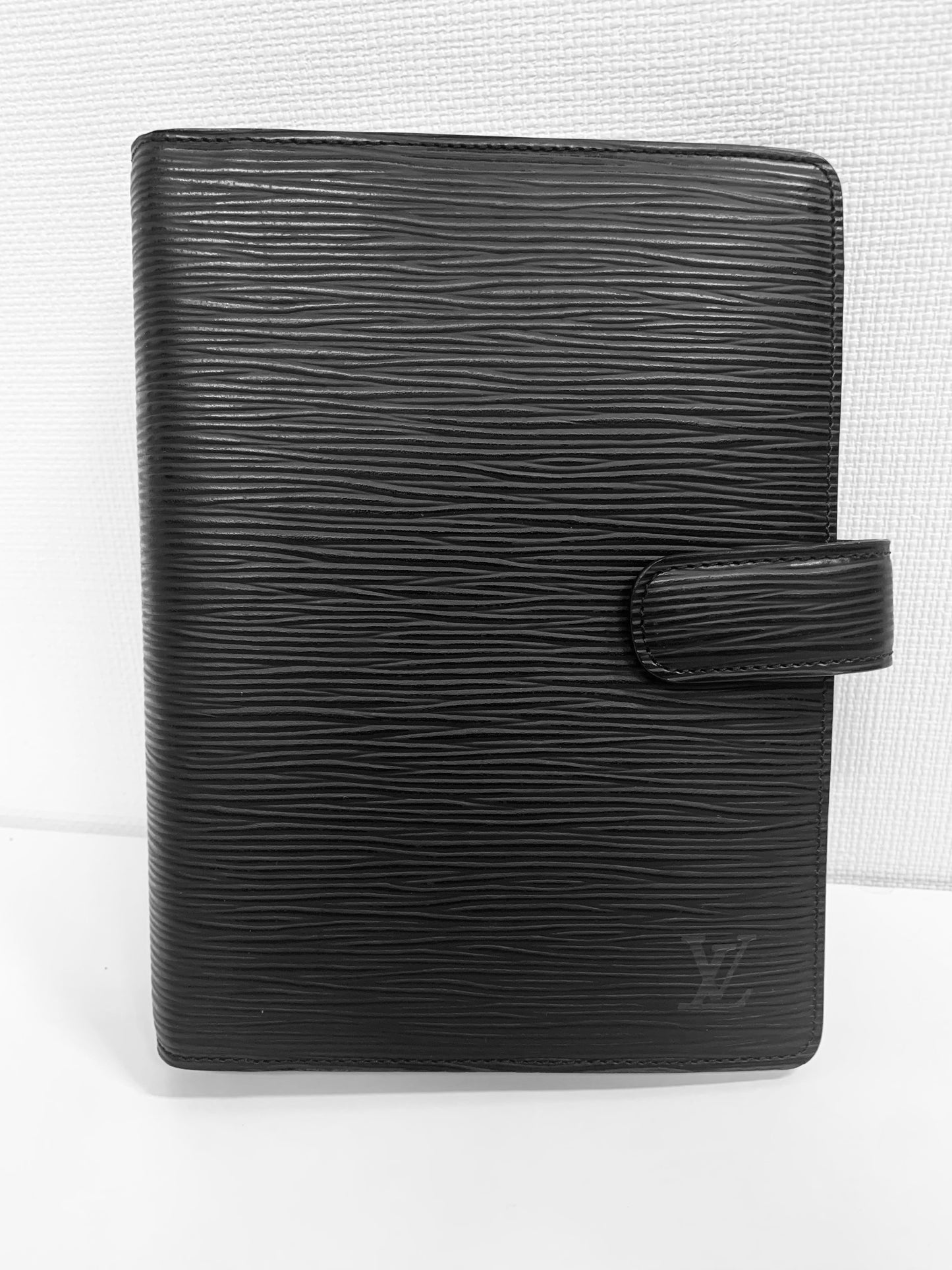 USED LOUIS VUITTON EPI AGENDA MM NOIR