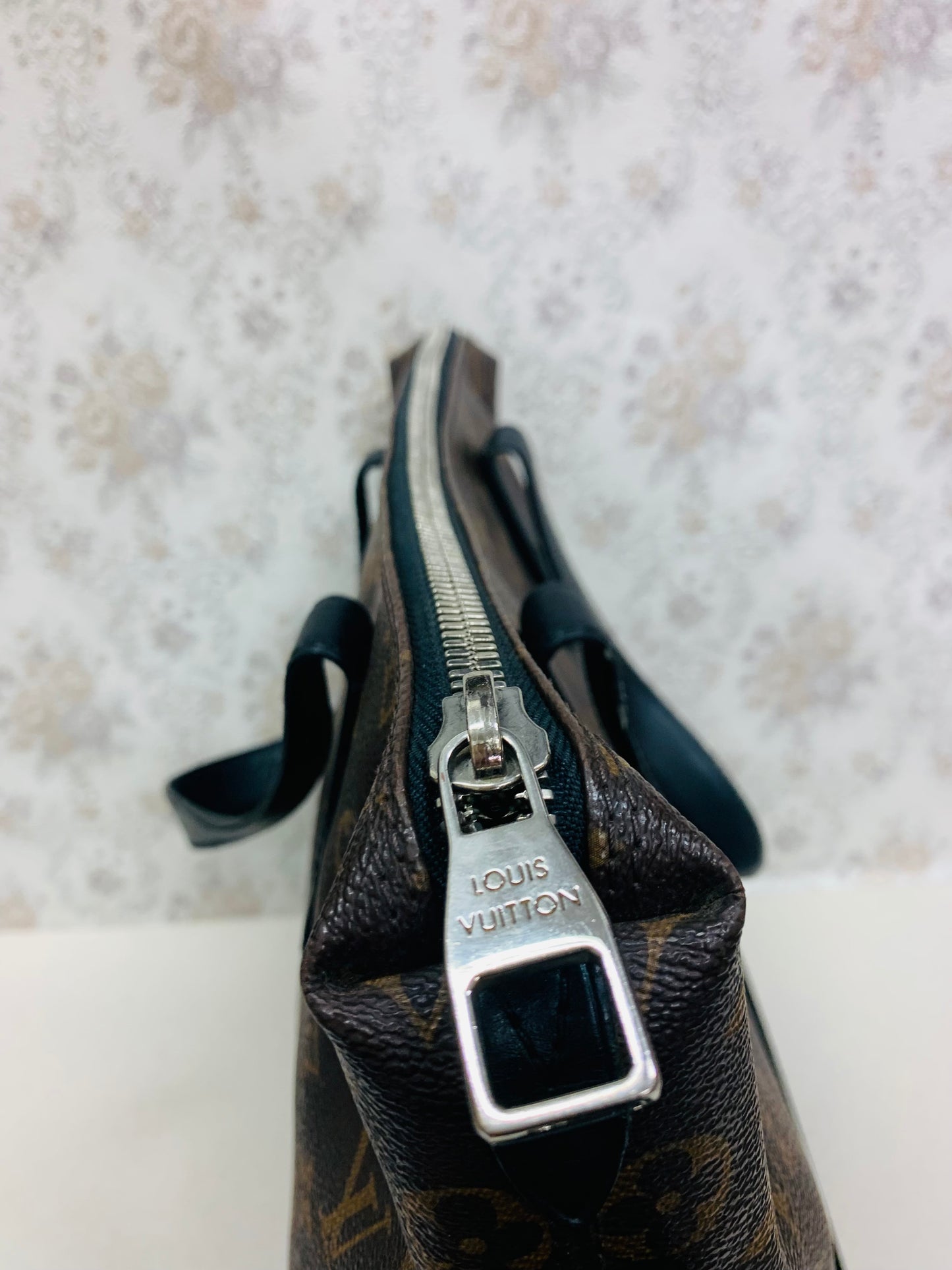 Louis Vuitton Monogram Macassar Porte-Documents Voyage PM (2WAY Business Bag)