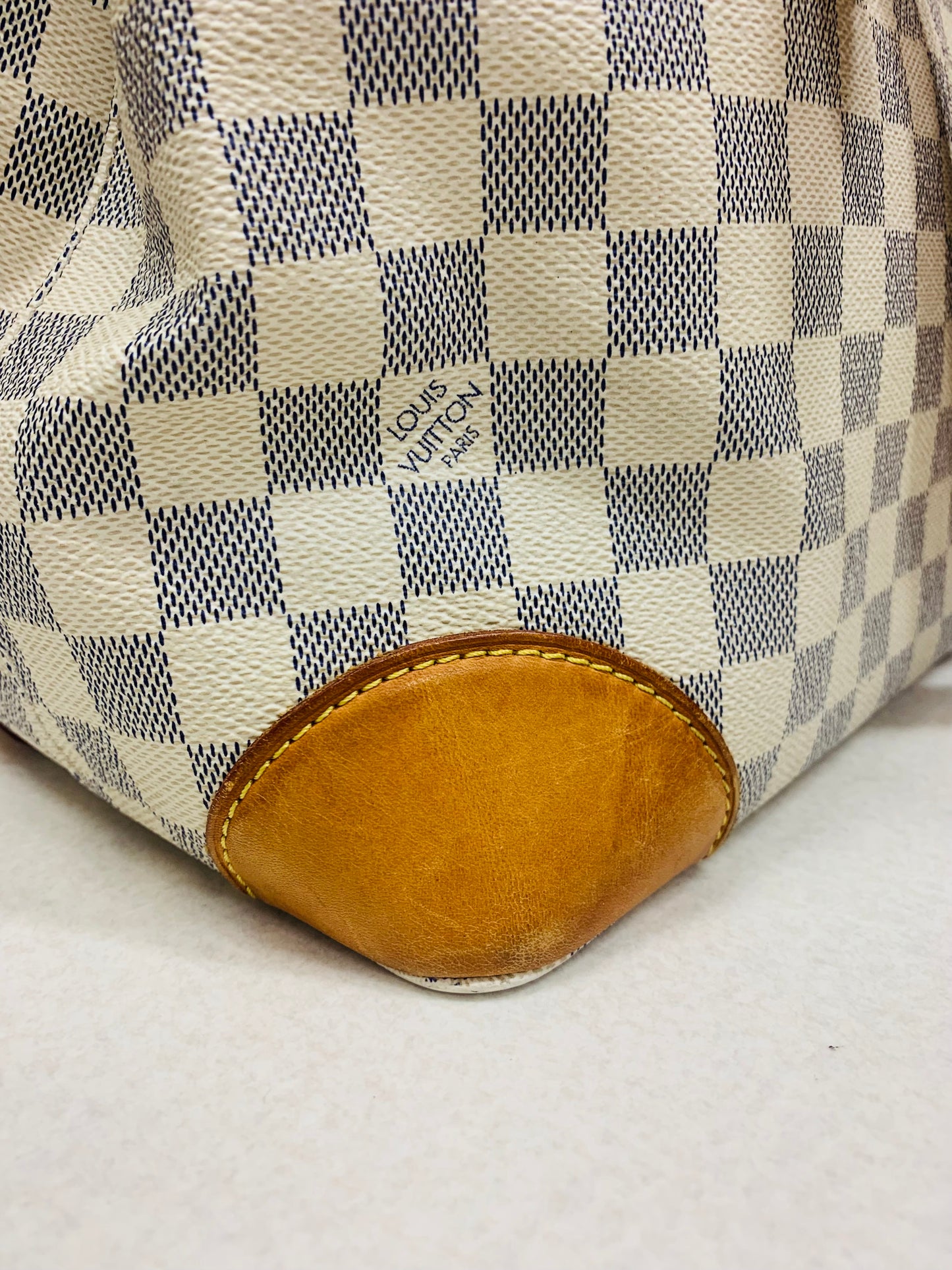 Louis Vuitton Damier Azur Hampstead MM Tote Bag