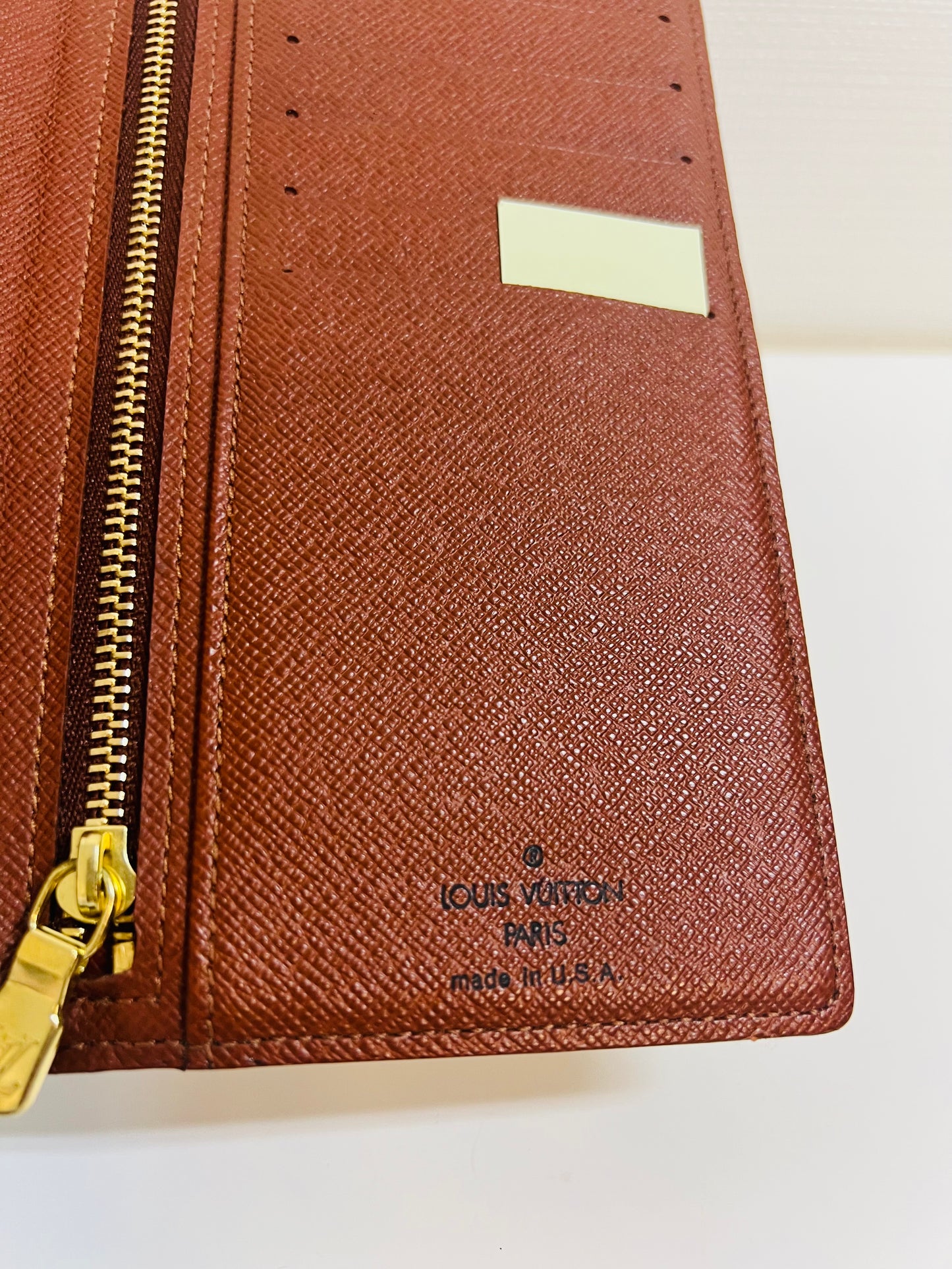 LOUIS VUITTON Vintage Long Kisslock Wallet