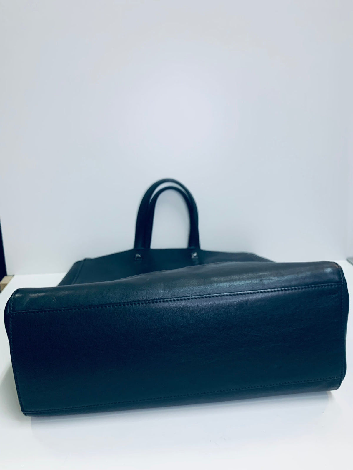 MCM Calfskin Embossed Leather Tote bag