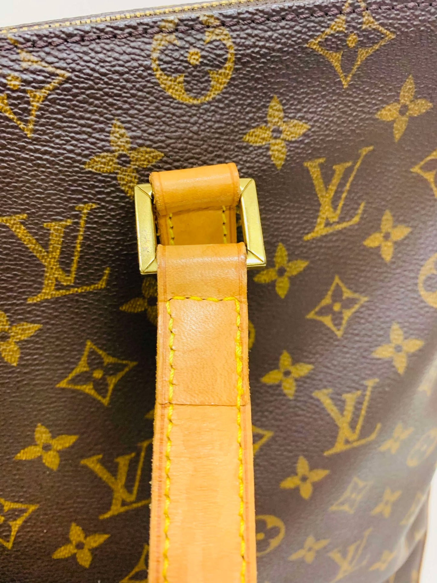 Authentic Louis Vuitton Cabas Mezzo Tote Bag