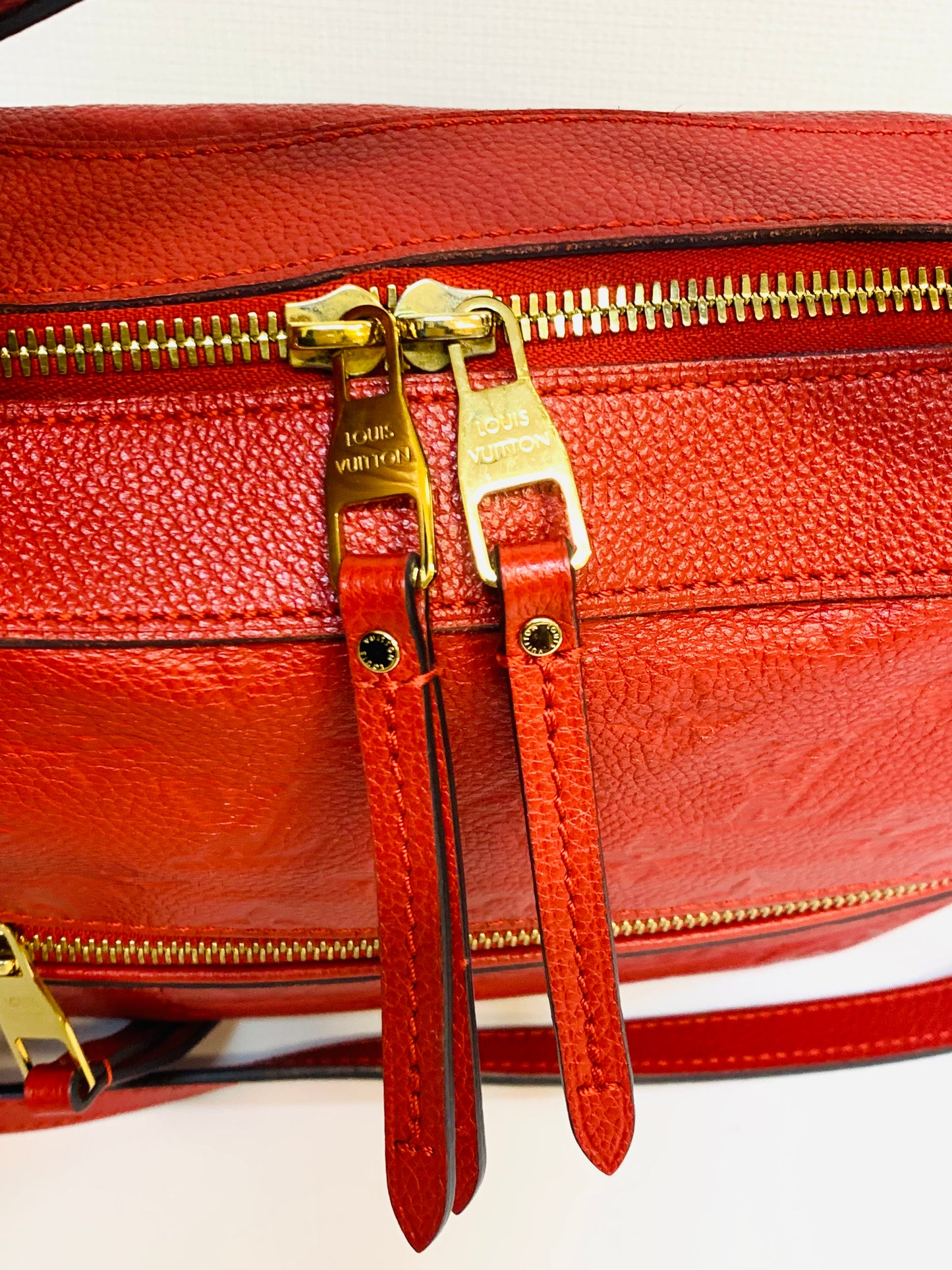 LOUIS VUITTON Bastille Empreinte Red