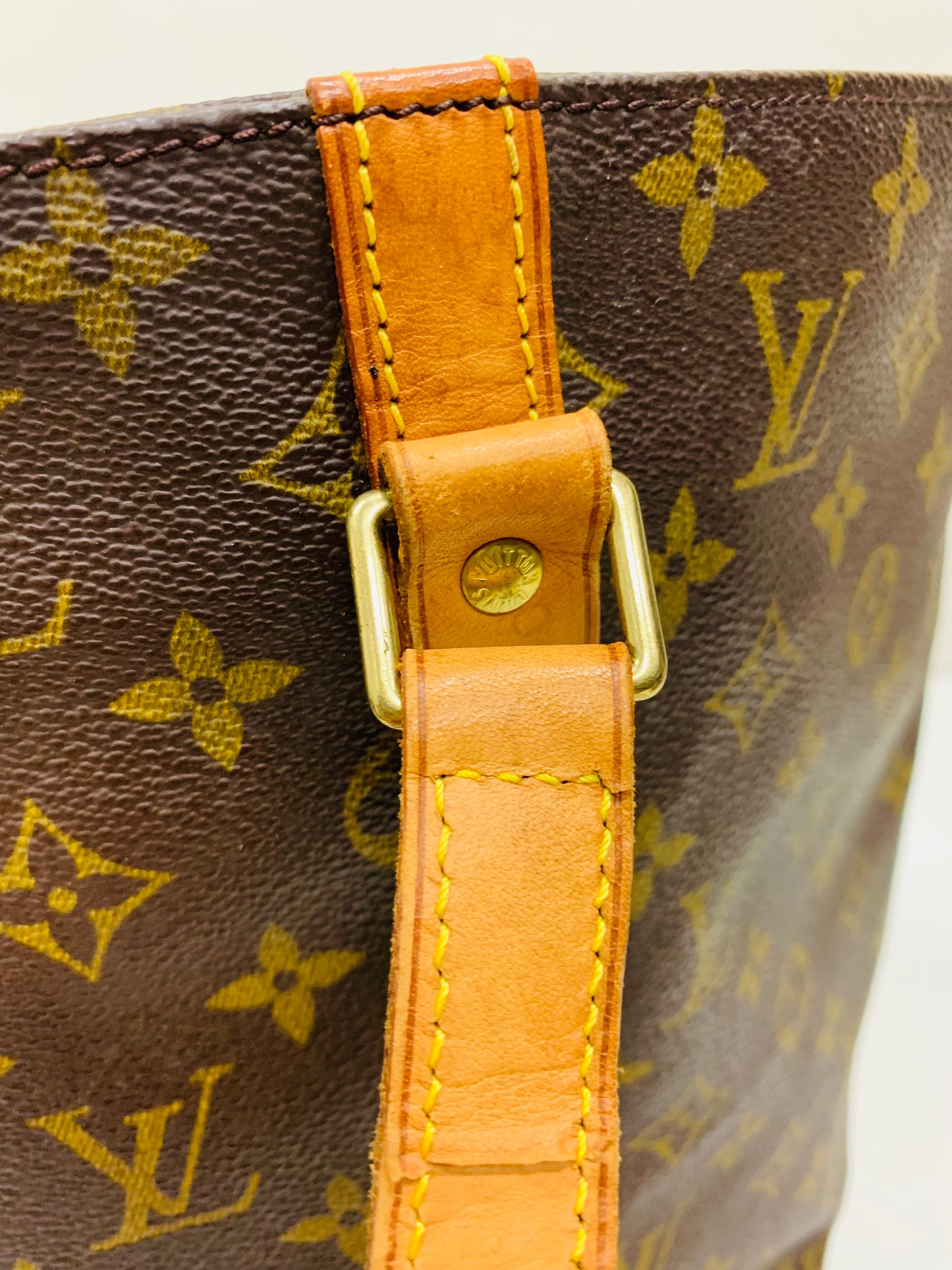 USED LOUIS VUITTON SAC SHOPPING TOTE BAG