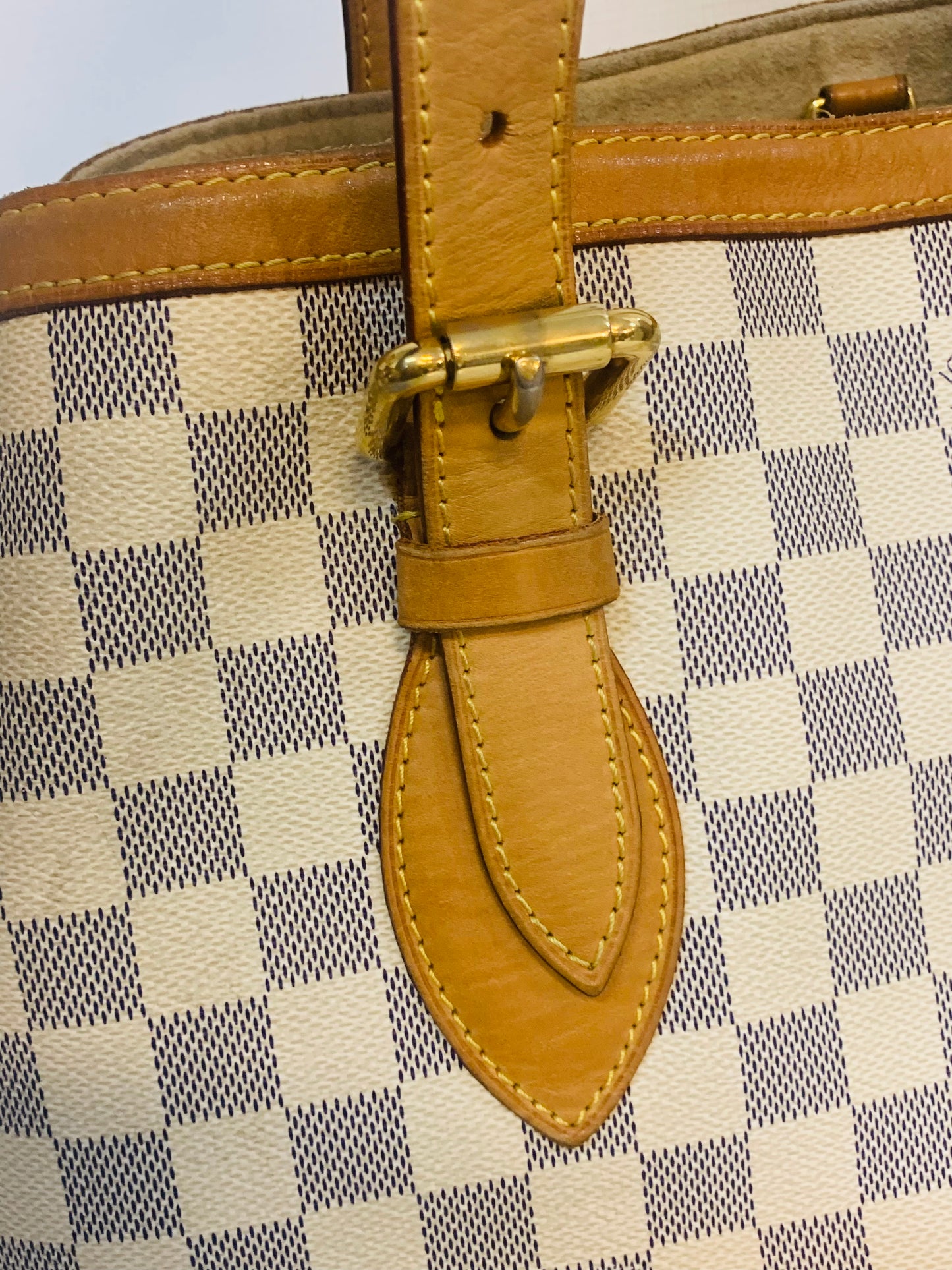 LOUIS VUITTON HAMPSTEAD MM Damier Azur