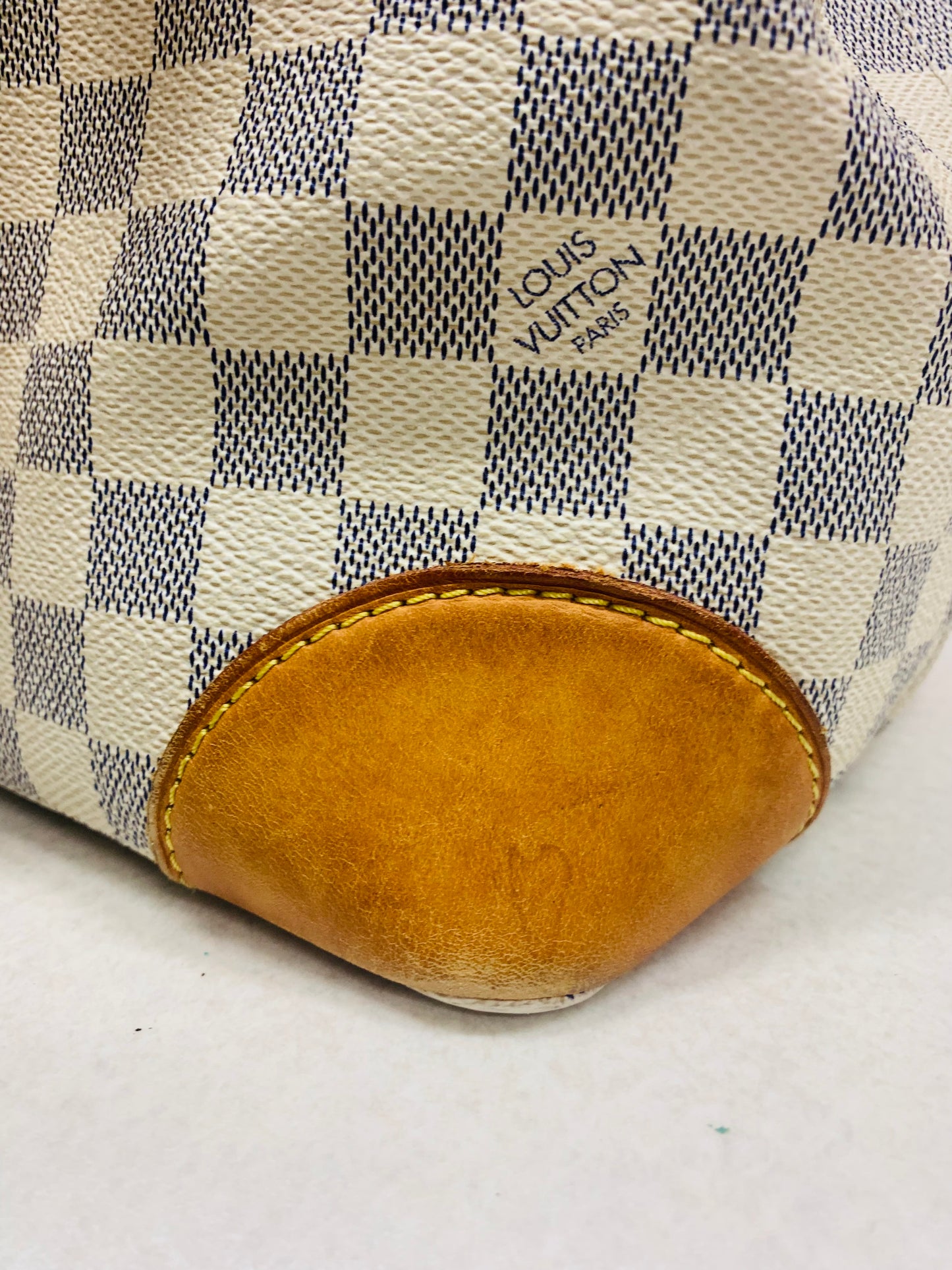 Louis Vuitton Damier Azur Hampstead MM Tote Bag