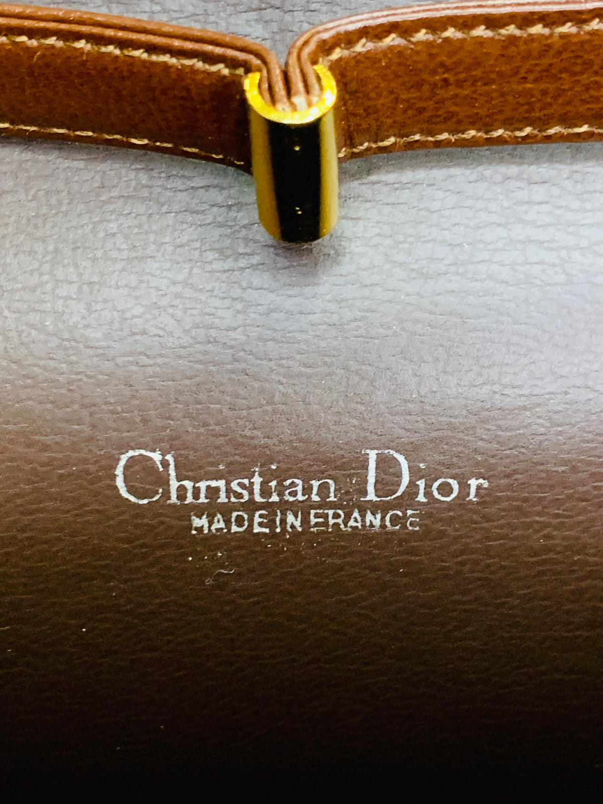 Vintage Christian Dior envelope flap shoulder bag