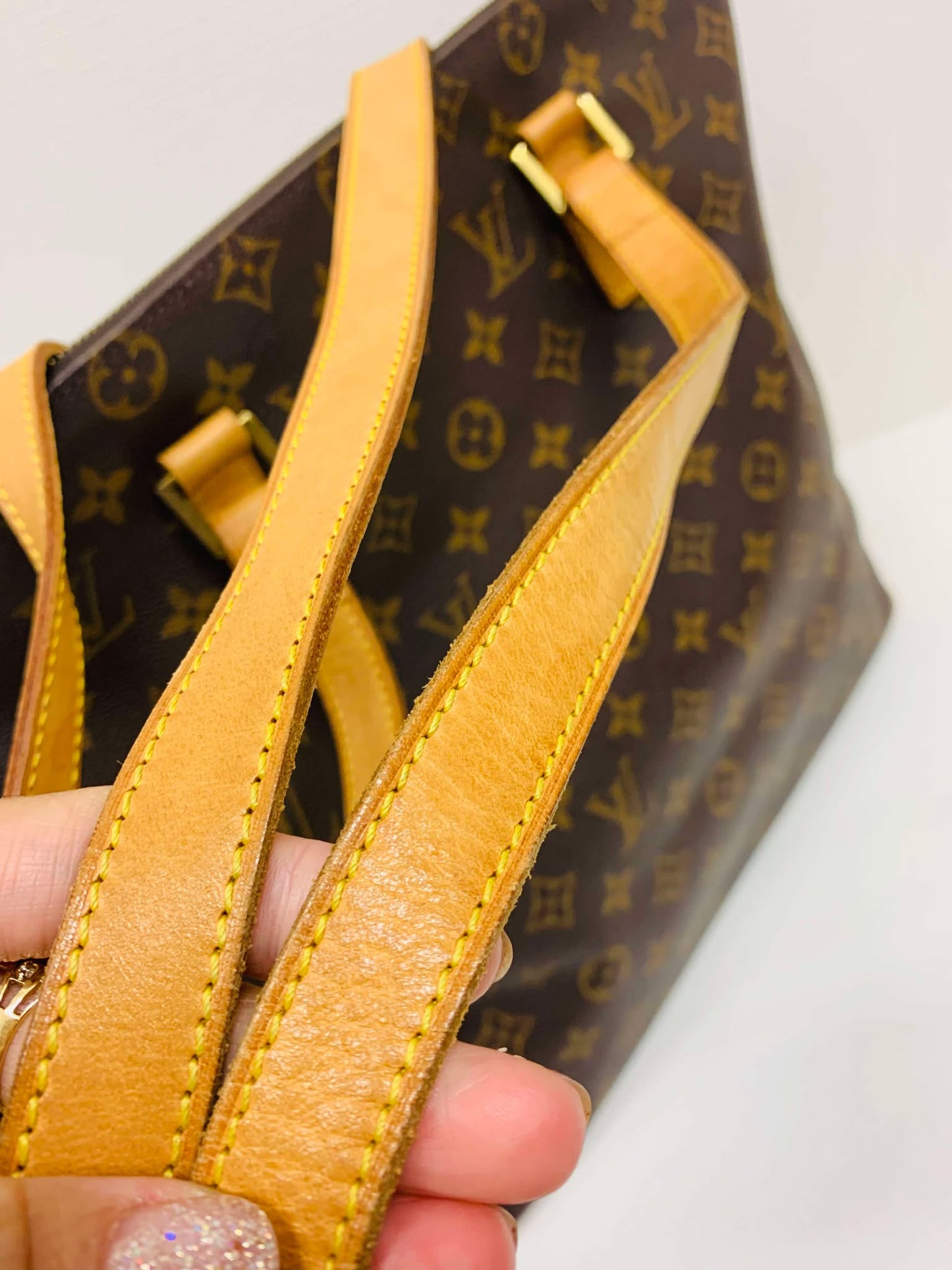 Authentic Louis Vuitton Cabas Mezzo Tote Bag