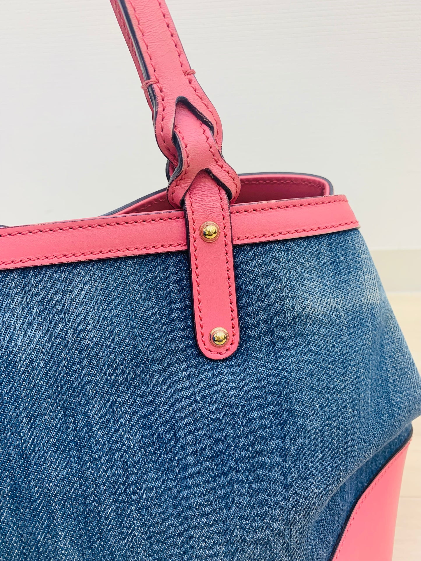 Gucci Denim Tote Bag