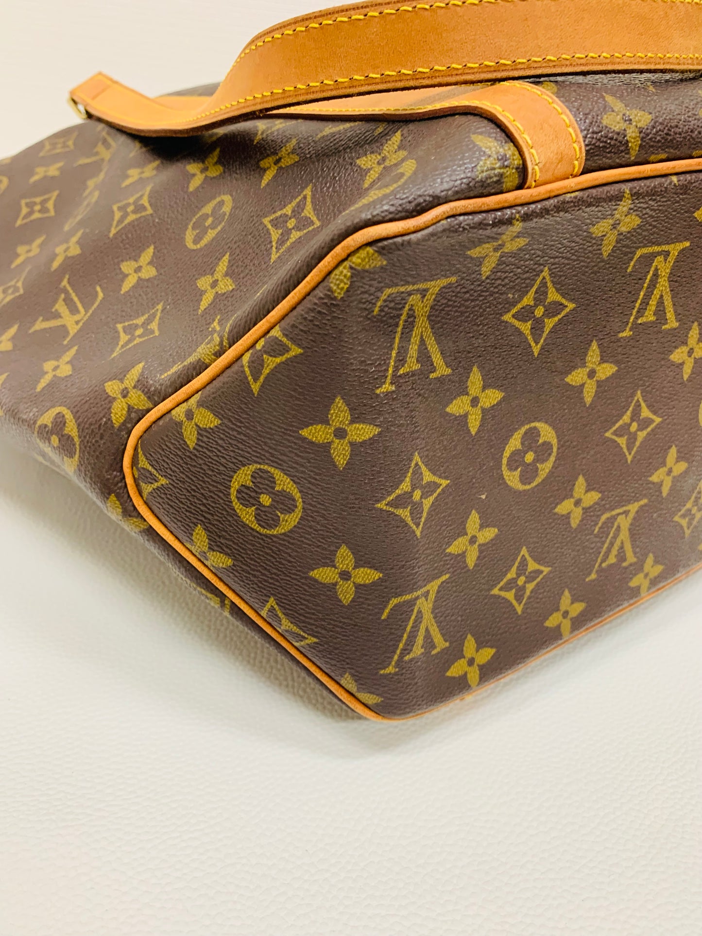 USED LOUIS VUITTON SAC SHOPPING TOTE BAG