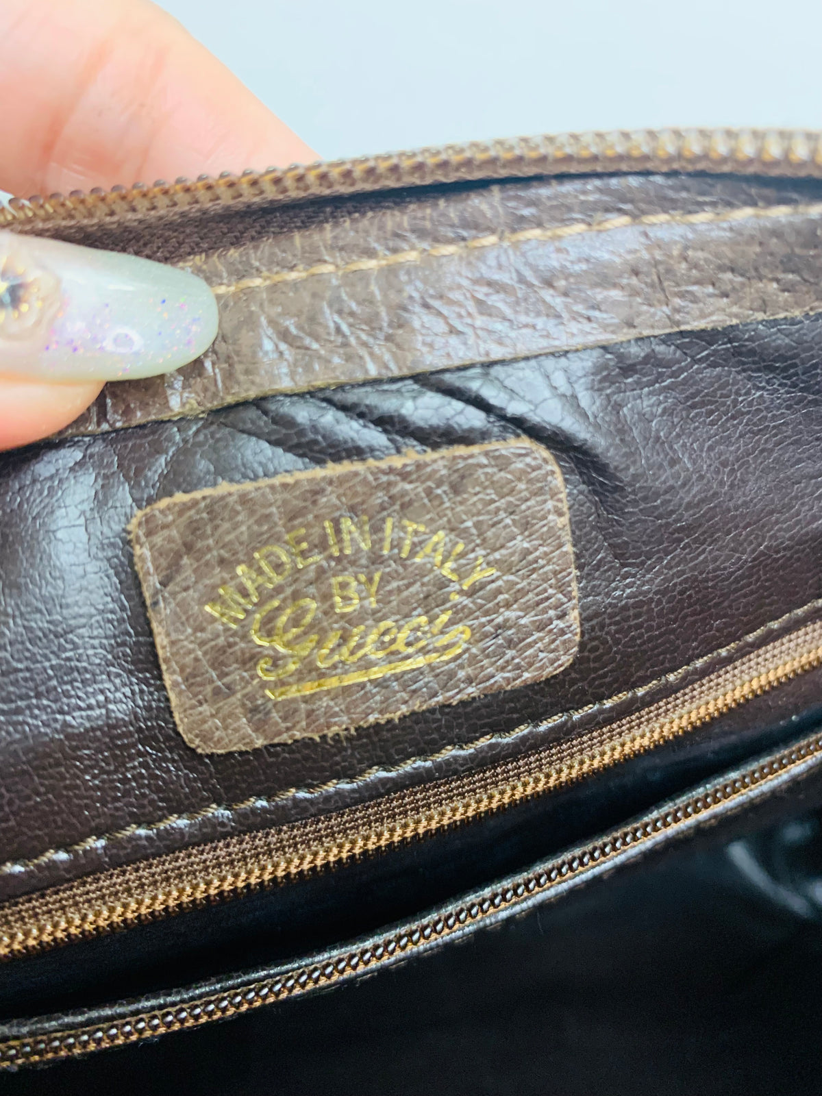 GUCCI Vintage Sherry Line Ophidia Pouch