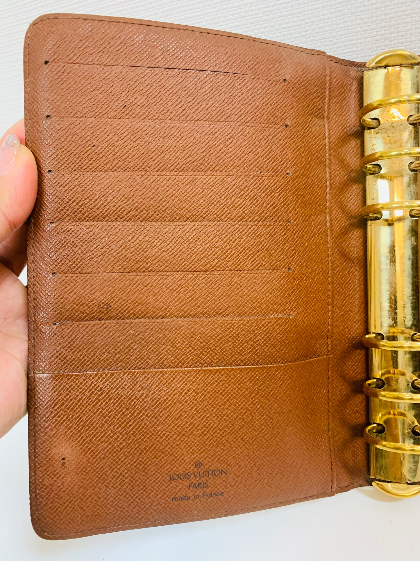 USED LOUIS VUITTON AGENDA MM