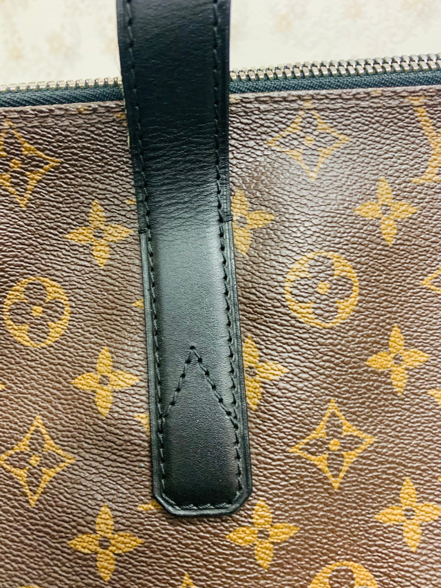 Louis Vuitton Monogram Macassar Porte-Documents Voyage PM (2WAY Business Bag)