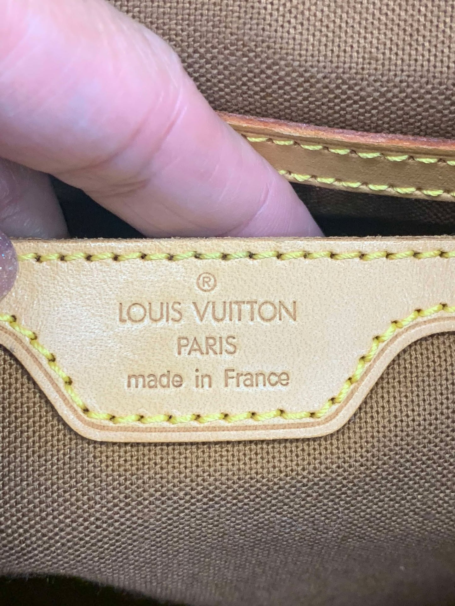 Authentic Louis Vuitton Montsouris GM