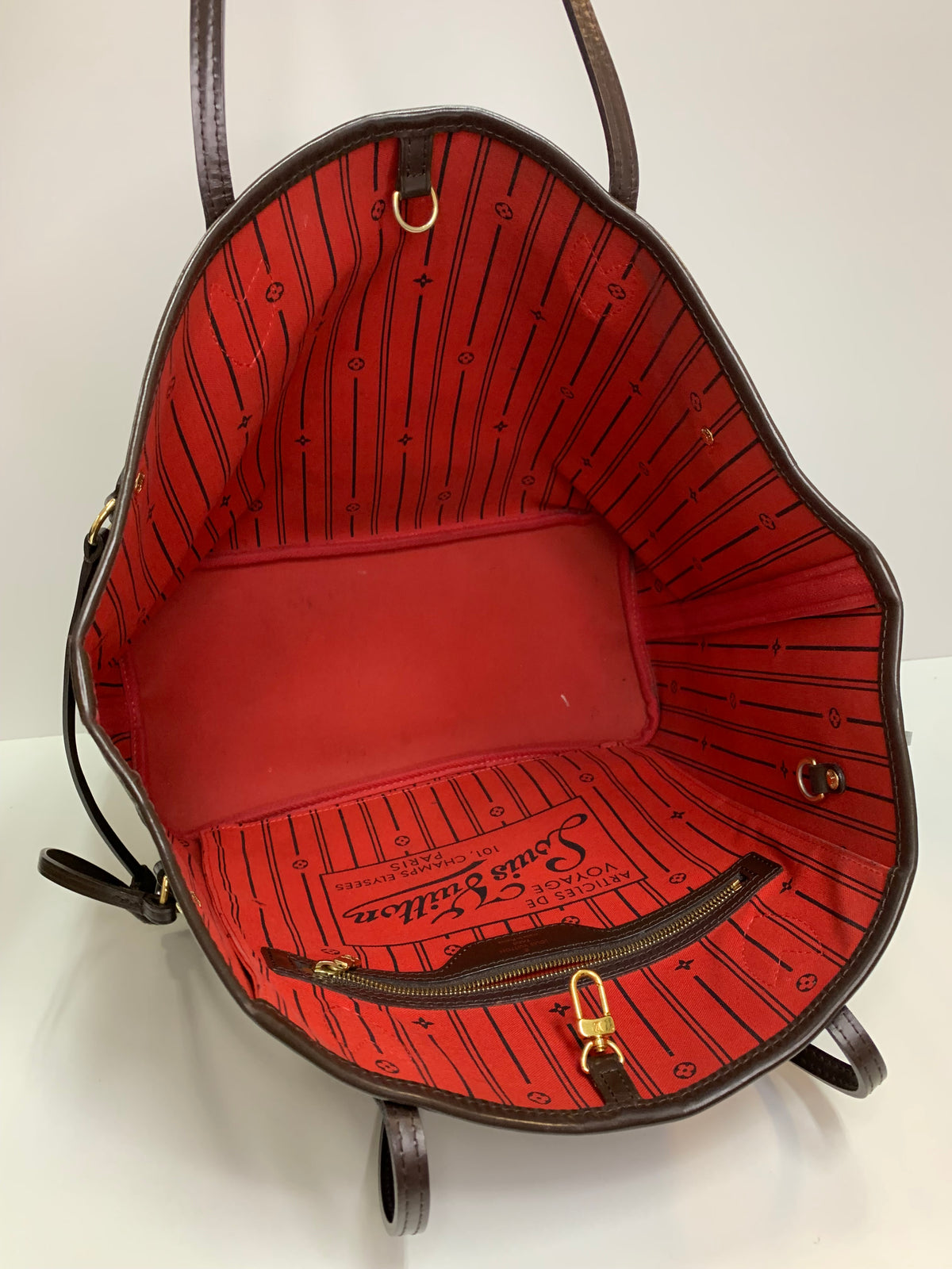 LOUIS VUITTON Damier Ebene Neverful MM